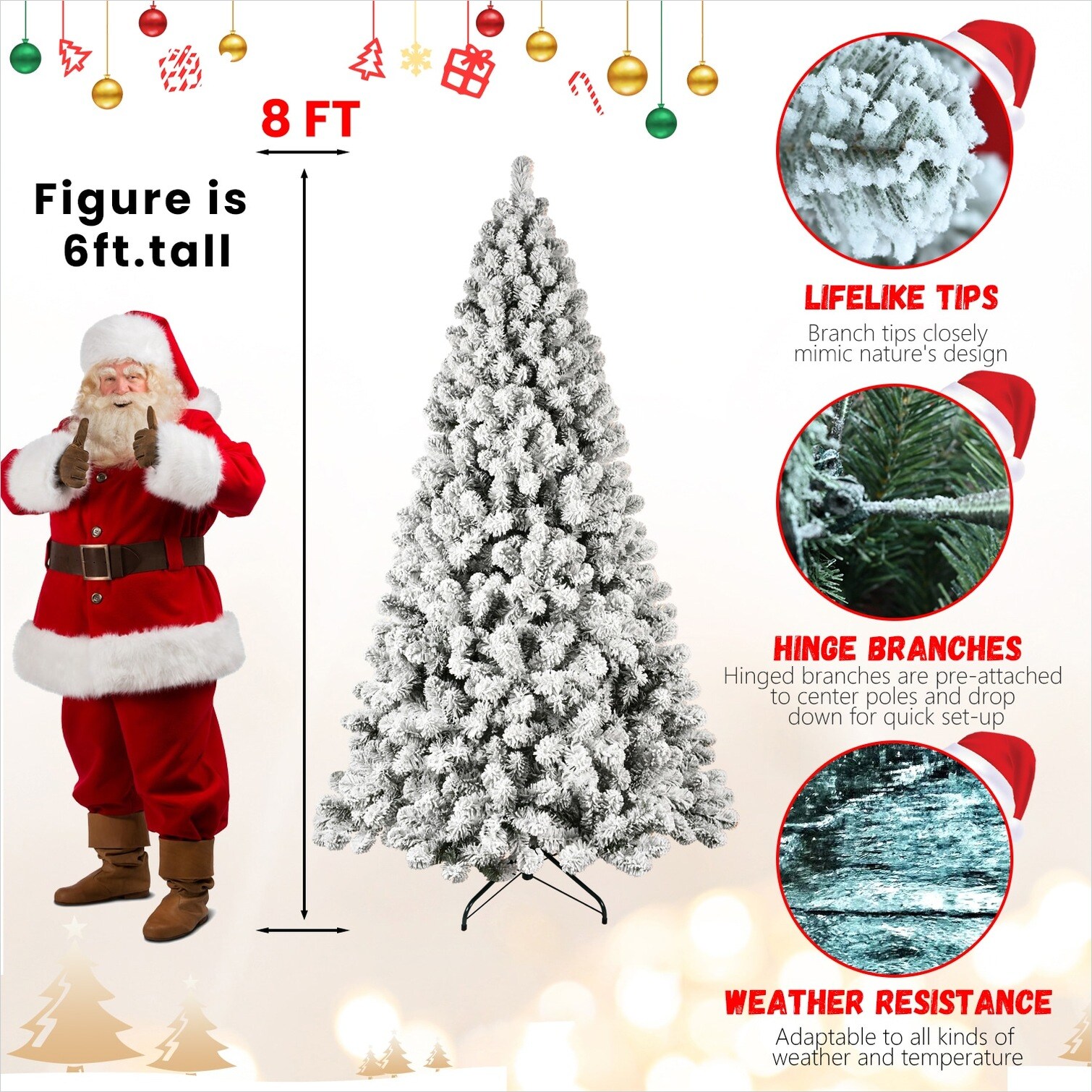 SunJet VOD39Z33D8HH Artificial-Christmas-Trees - View #4