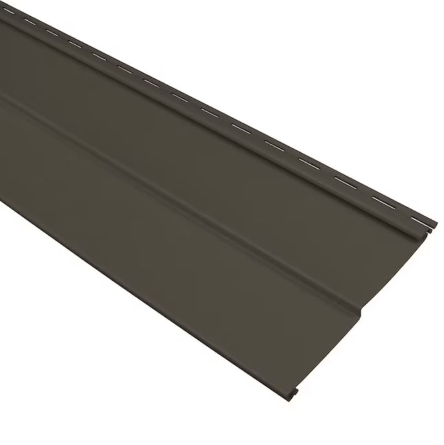 Georgia-Pacific 136724 Compass SAMPLE Double 4-in traditional Iron 24-in Vinyl Siding