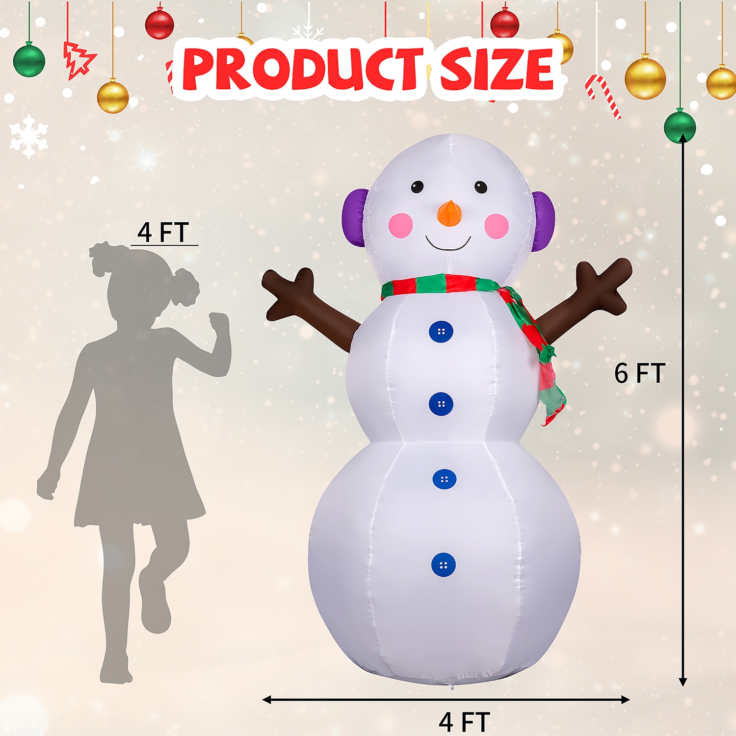 GOOSH DJ-SD-27210 Christmas-Inflatables - View #3