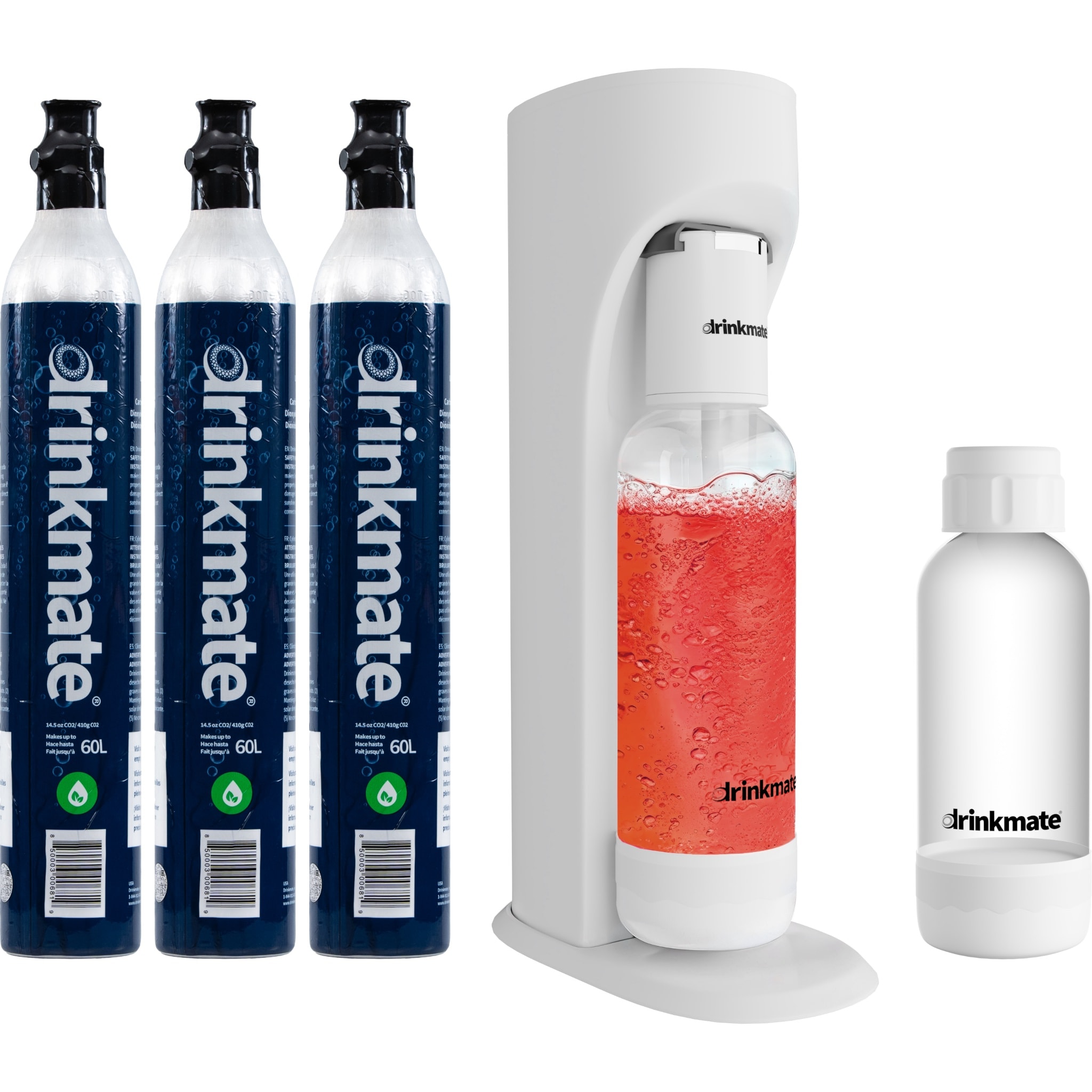 Drinkmate 410-01-14ZX3-SP Classic White Soda maker carbonator