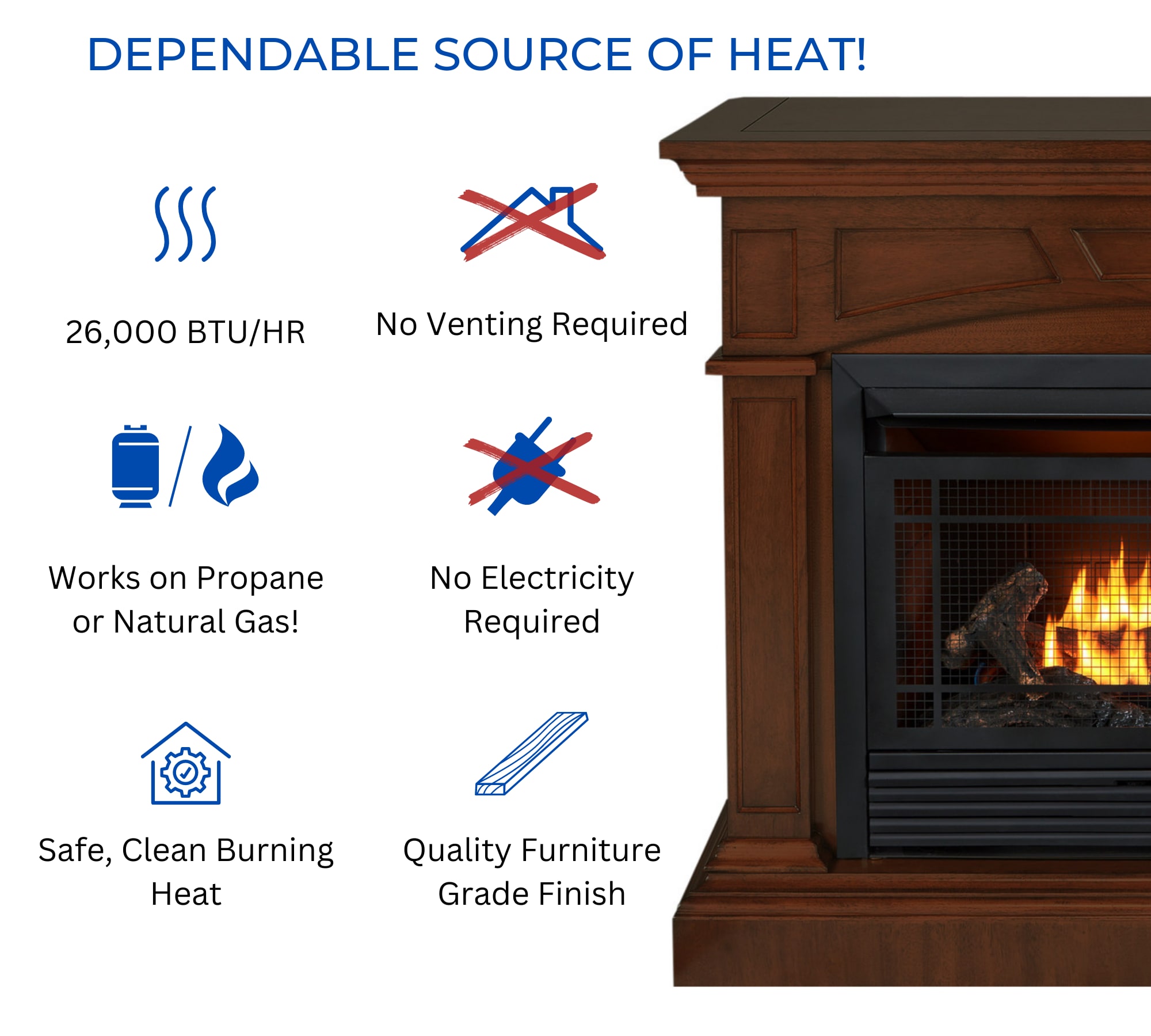 Duluth Forge DFS-300R-MHC Gas-Fireplaces - View #3
