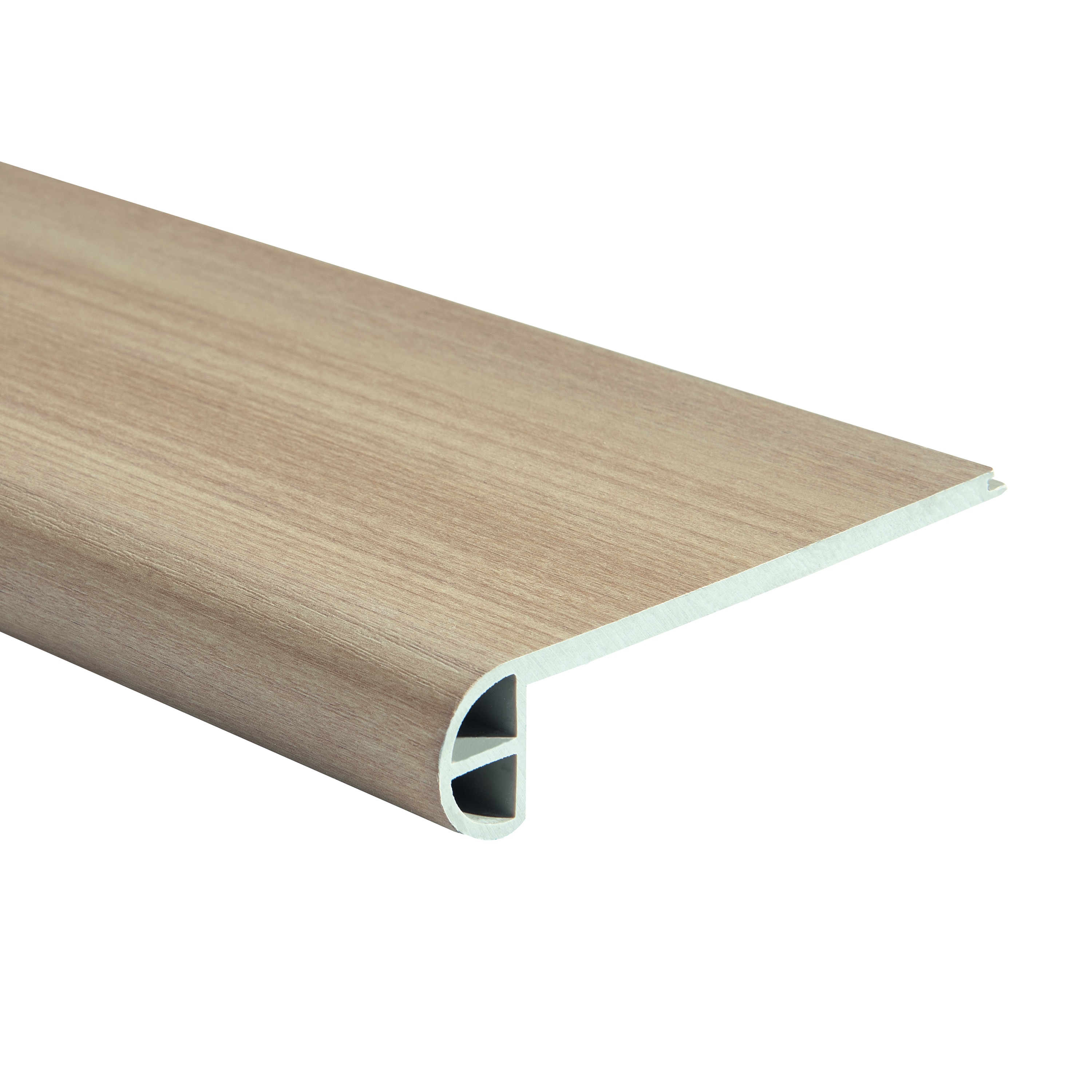 Villa Barcelona LOWMVCL929-FSN Colima Rigid Core 4.527-Inches x 94.48-Inches x 0.944-Inches Colima Prefinished Vinyl Flush Stair Nosing