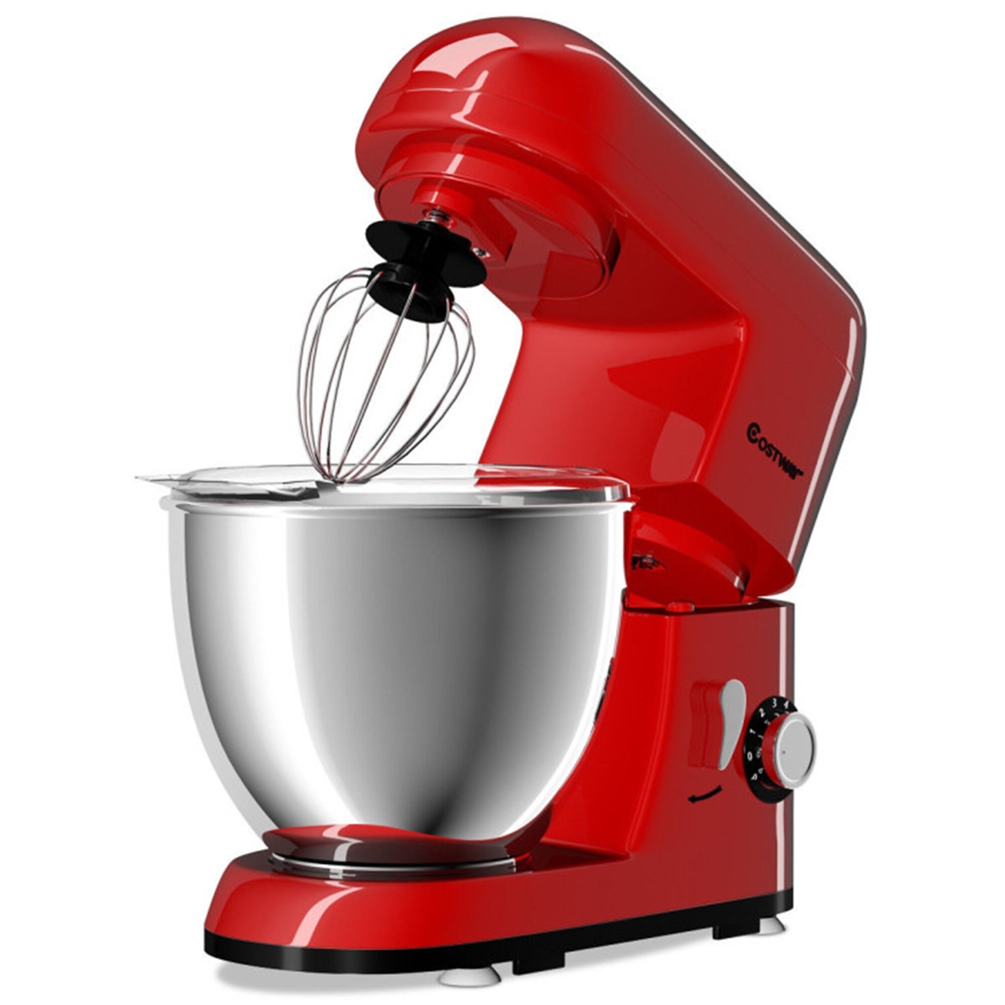 Mondawe 4.8-Quart 8-Speed Black Residential Stand Mixer in the