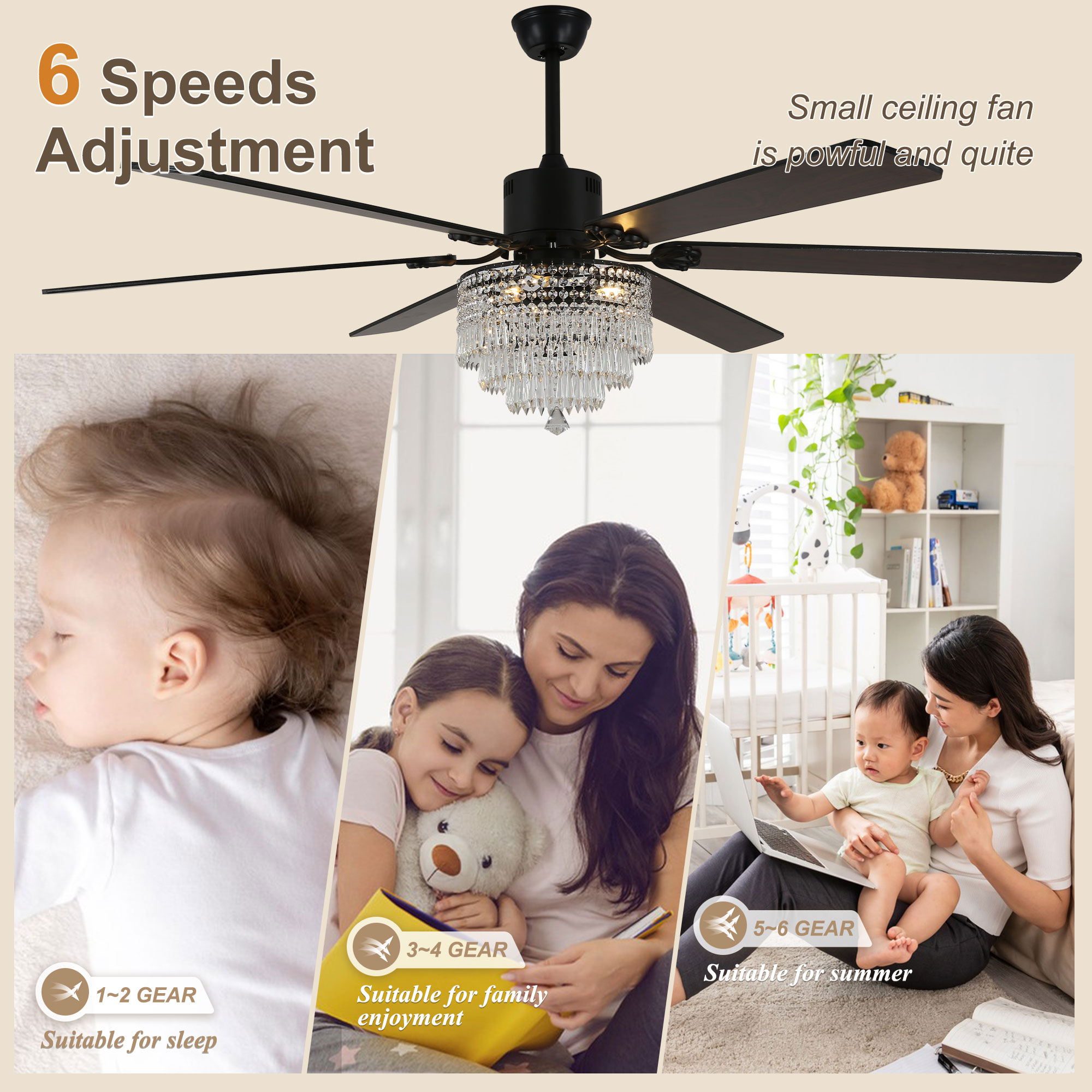 Bella Depot DCFSD7203-B Ceiling-Fans - View #7