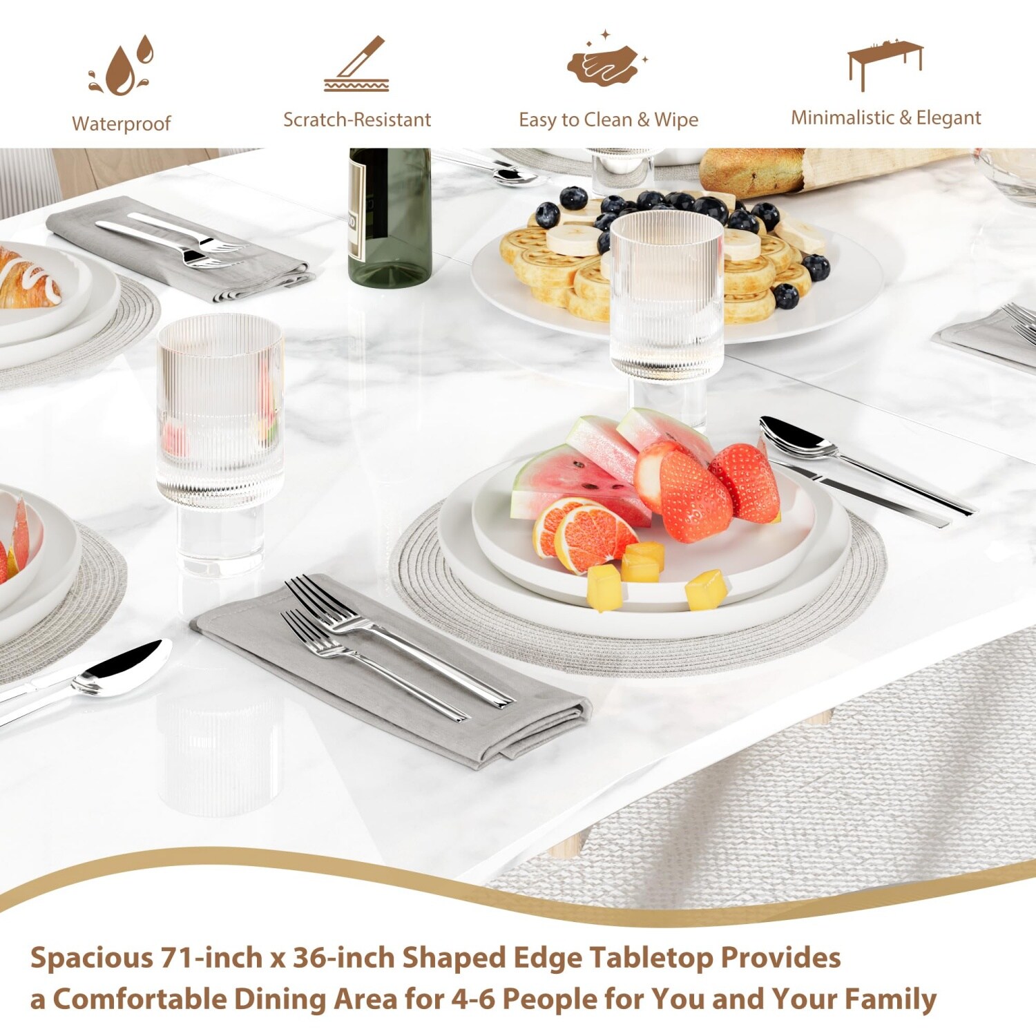 GarveeLife LROY-PHK-35C9VBP6 Dining-Tables - View #6