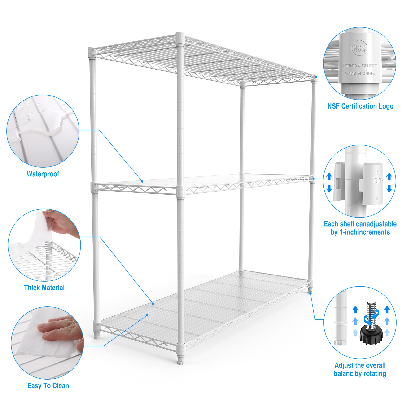 Siavonce FZ91054 Free-Standing-Shelving - View #7