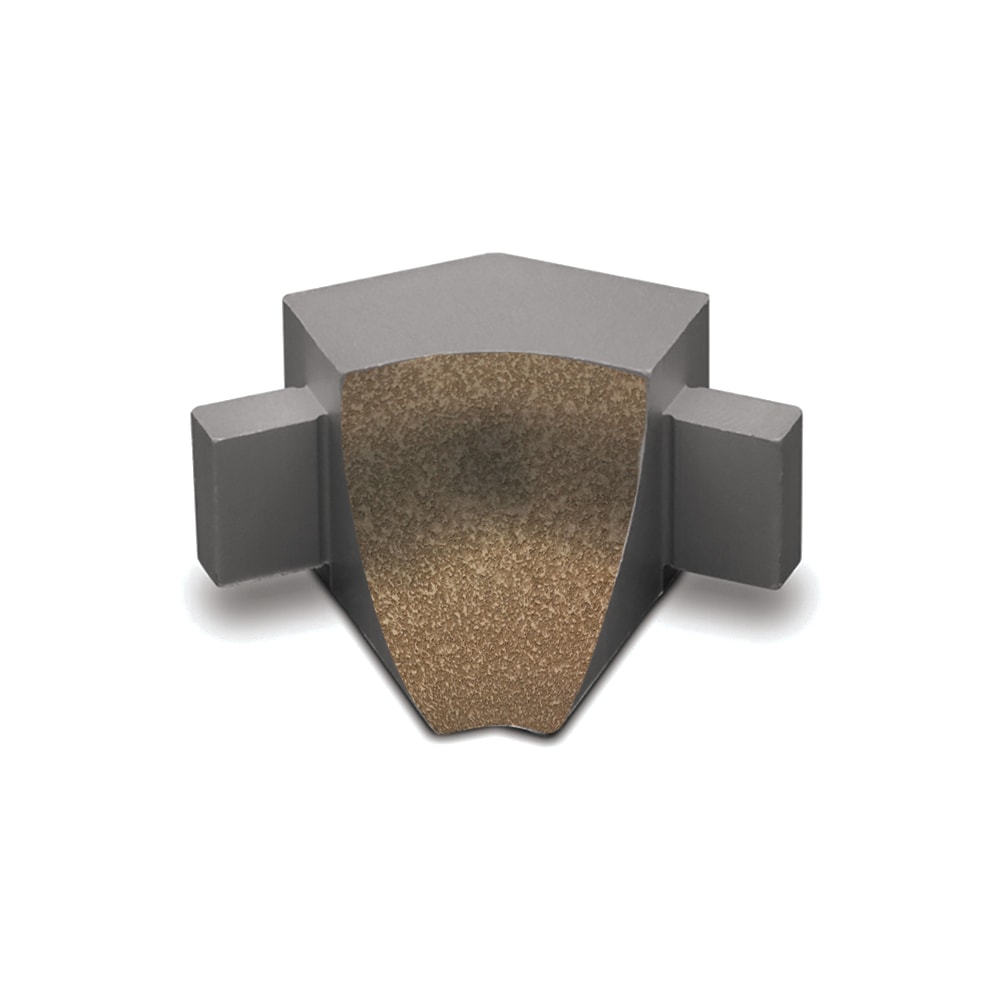Schluter Systems I135/AHKA/TSB Dilex-AHKA 0.563-in W x 1.0-in L Beige textured color-coated aluminum Aluminum Inside corner Tile Edge Trim