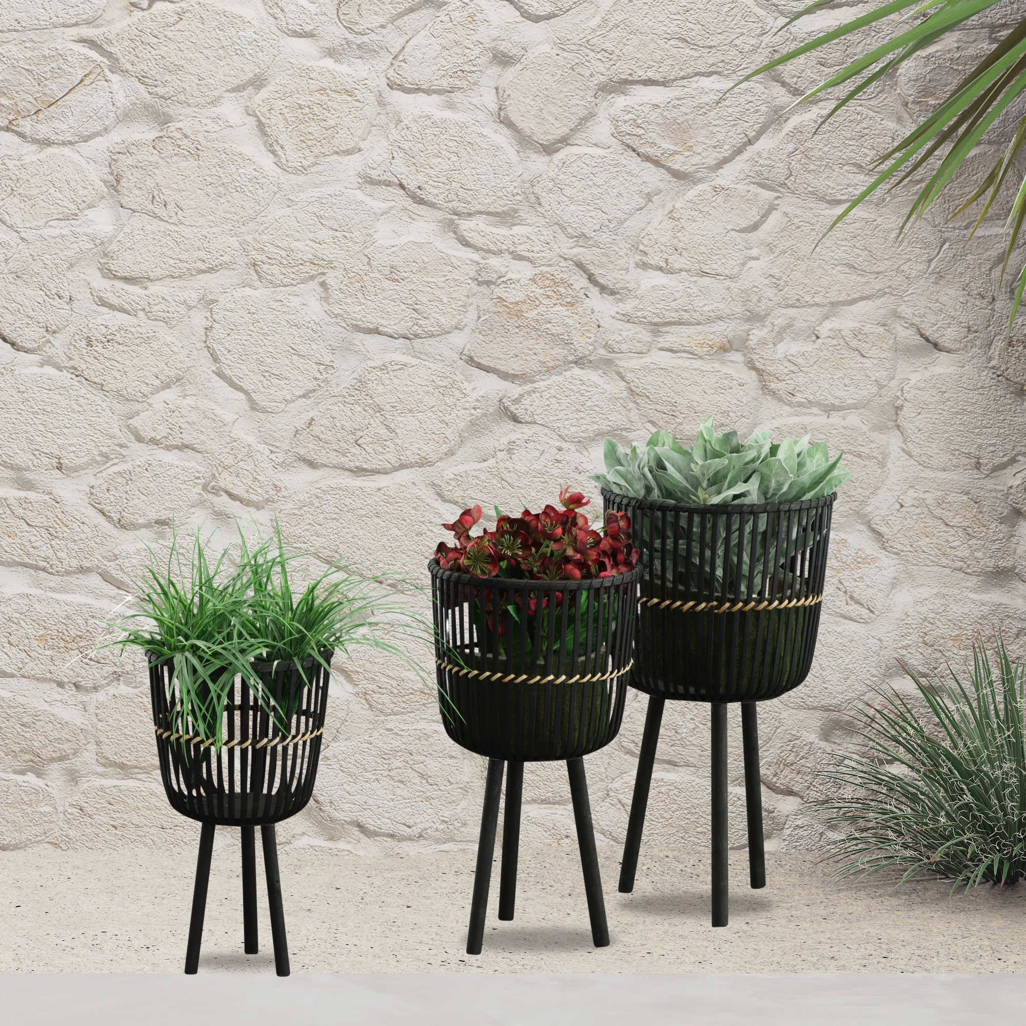 Black Indoor Pots & Planters at Lowes.com
