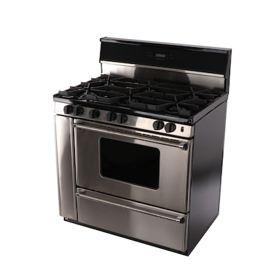 Premier BCK100TP 24 Inch Freestanding Gas Range with 4 Open