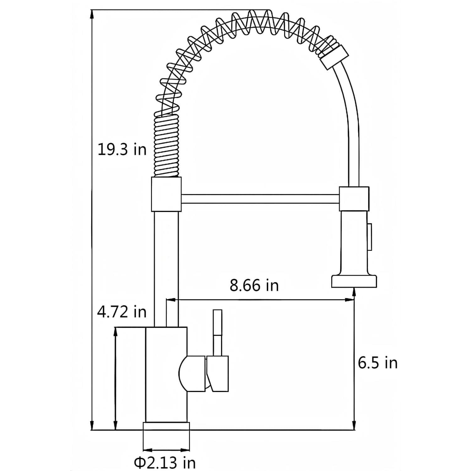 OGETFUUR L5YSRA0623KFPDS6 Kitchen-Faucets - View #5