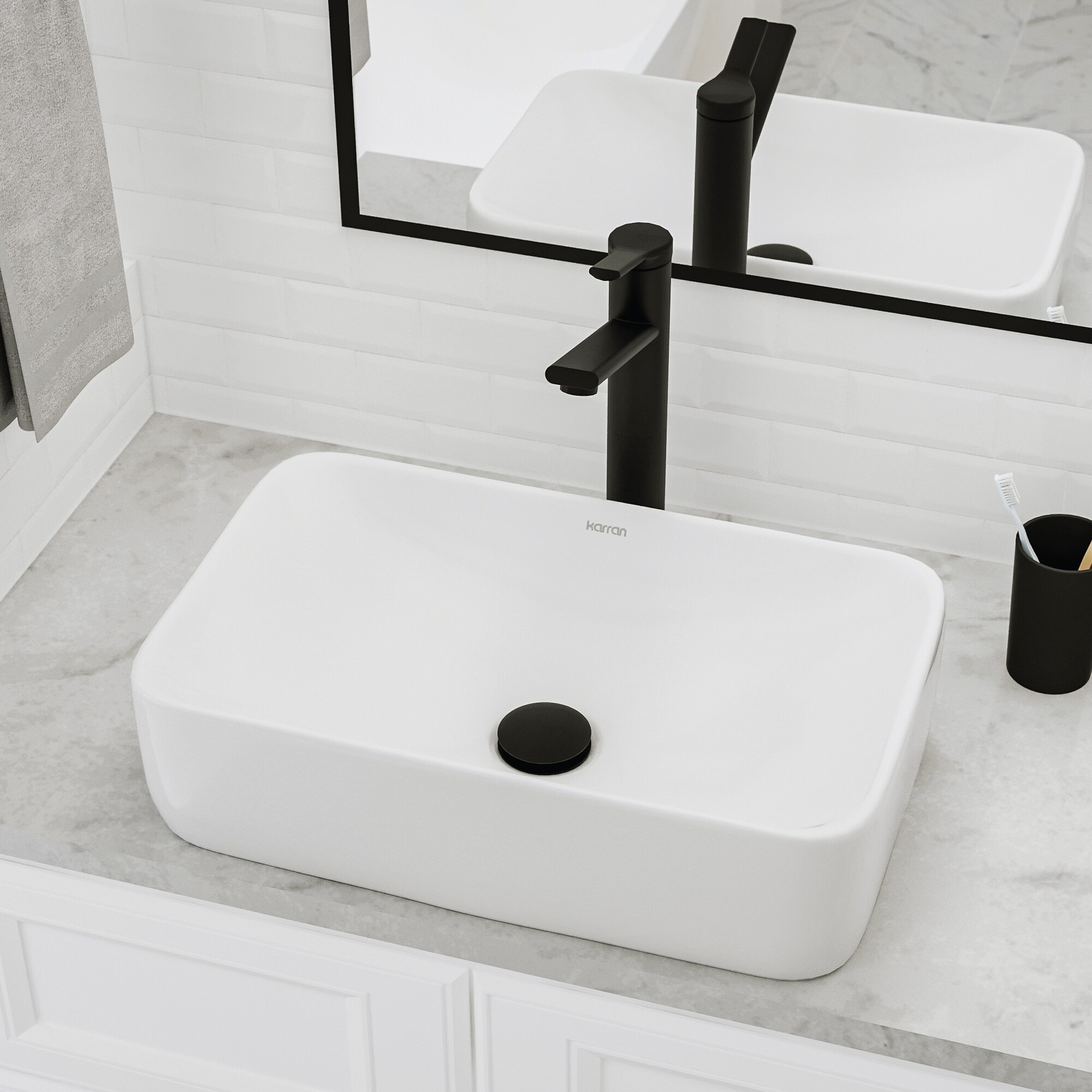 Karran VC-507-WH Bath-Sink - View #2