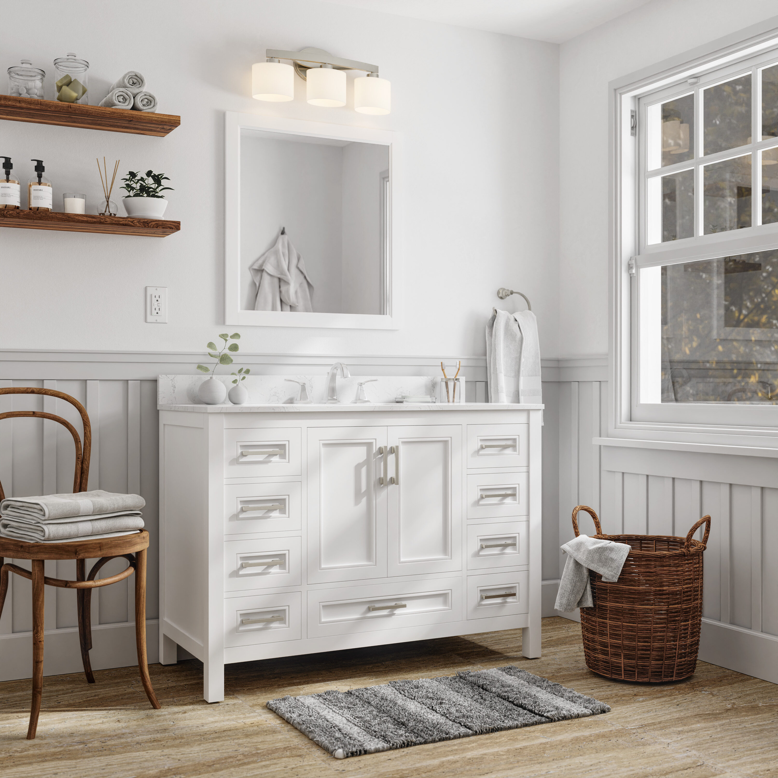 allen + roth 1541VA-48-201-925 Bath-Vanity-Combo - View #7