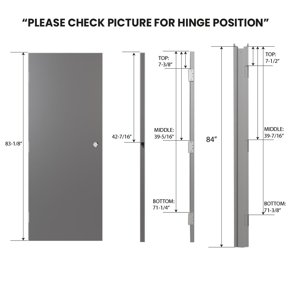 Fortis Doors 18GHFVST3684C Slab-Doors - View #3