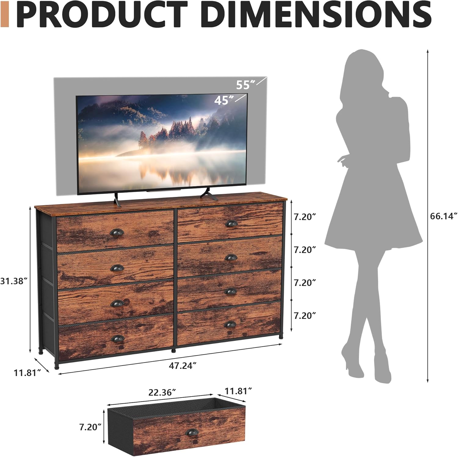 Furologee DS-016V1-N-8D47-1-RB dressers - View #4
