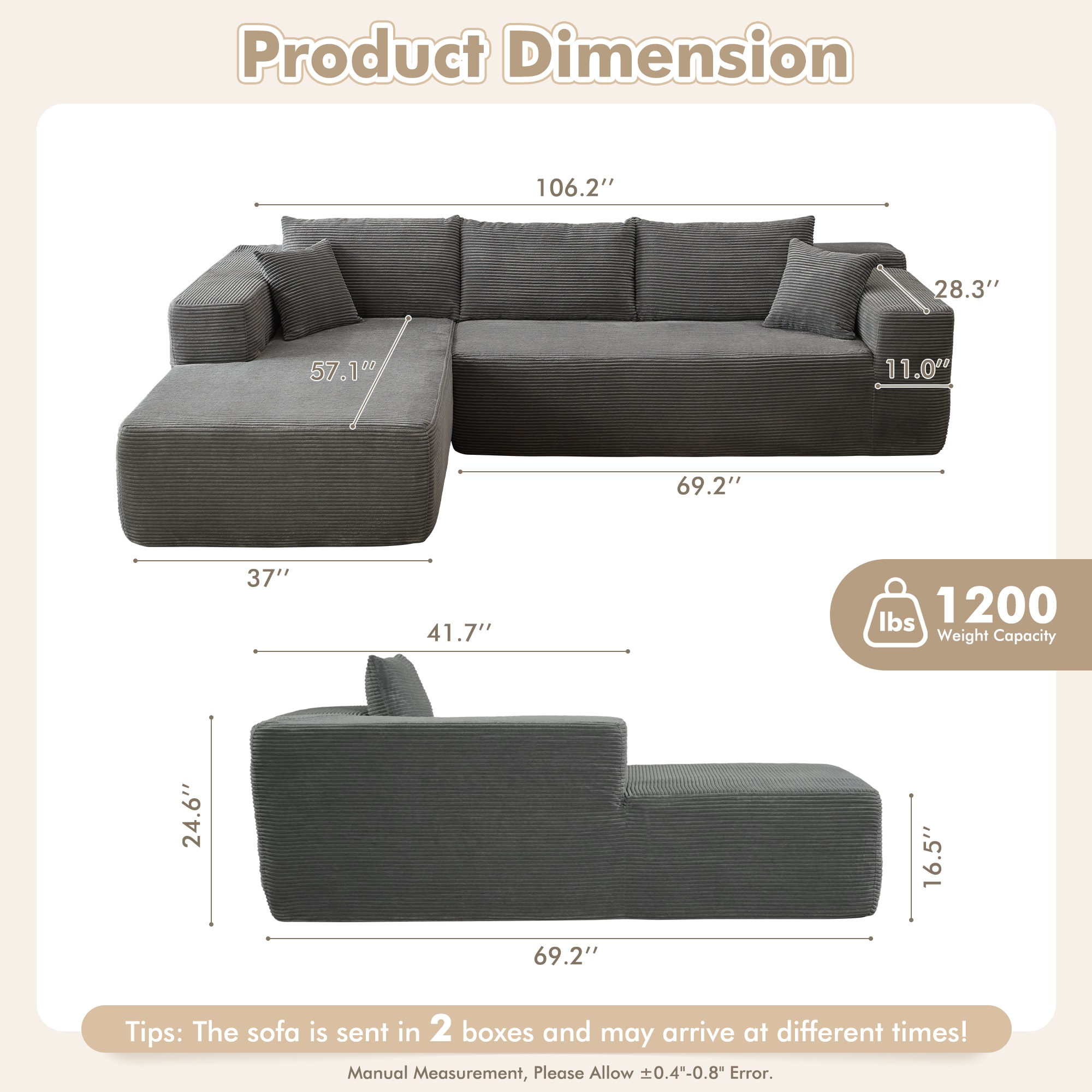weaxty HMB2V900L Sofas-Loveseats - View #2