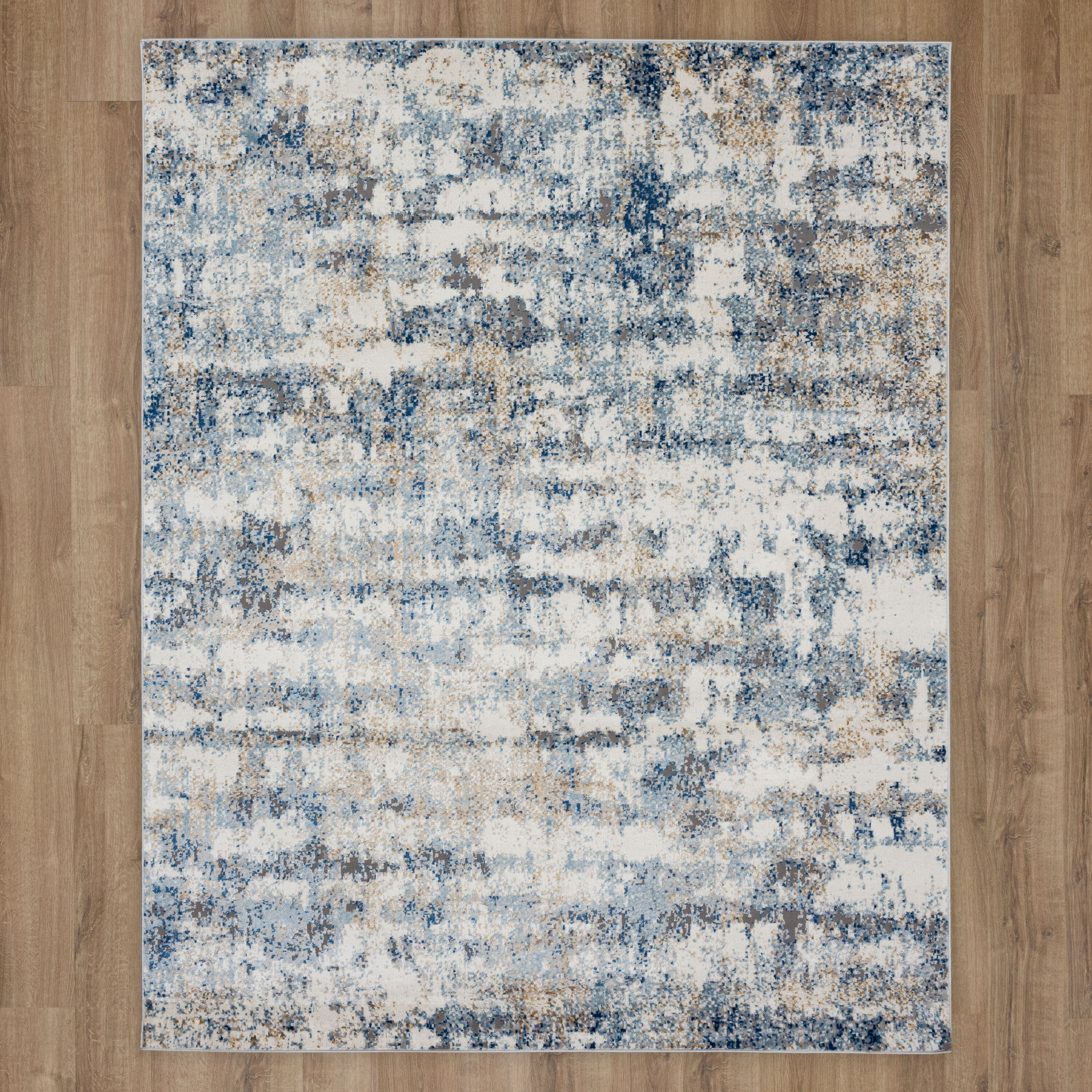 allen + roth Heritage Blue 8 X 10 Blue/Mult Indoor Floral Area Rug in the  Rugs department at