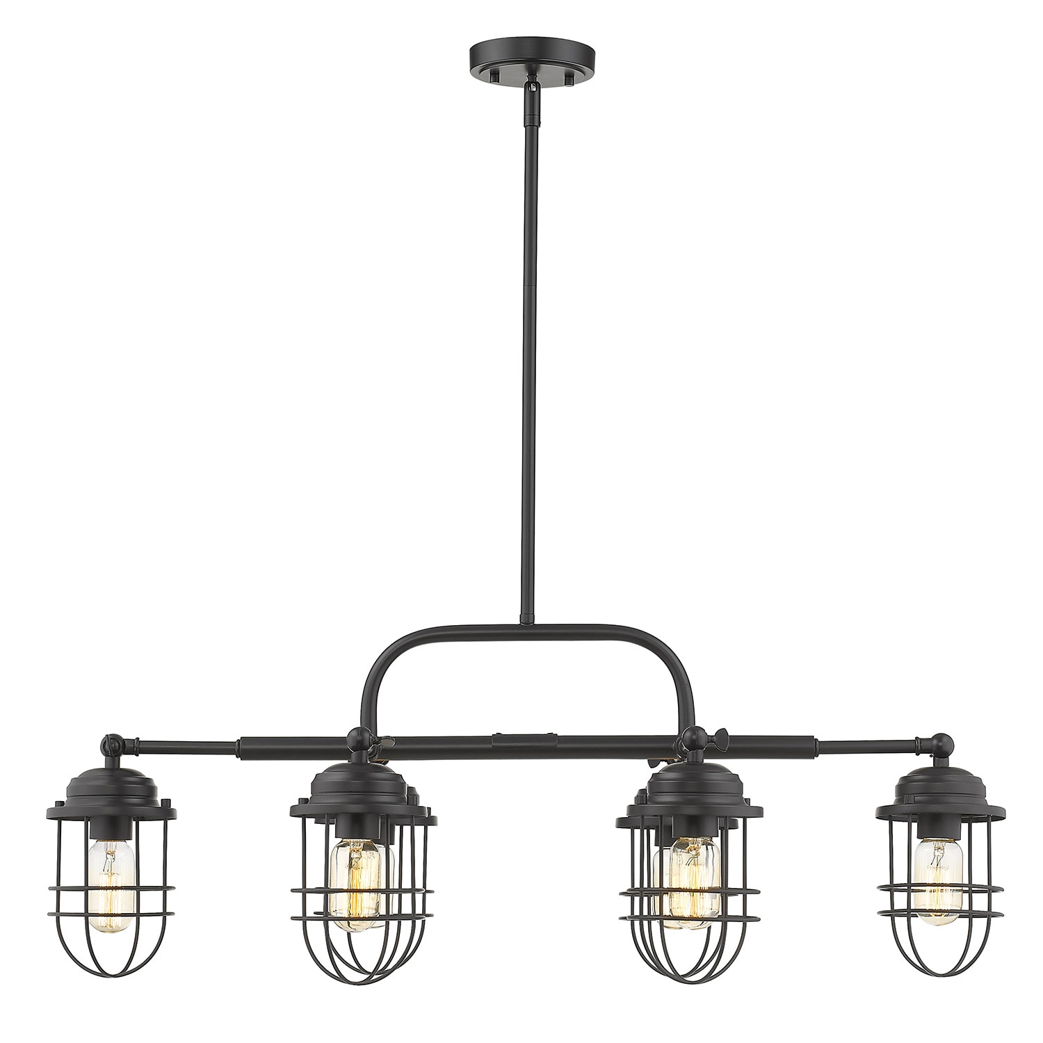 Golden Lighting 9808-LP BLK Pendant-Lights - View #3