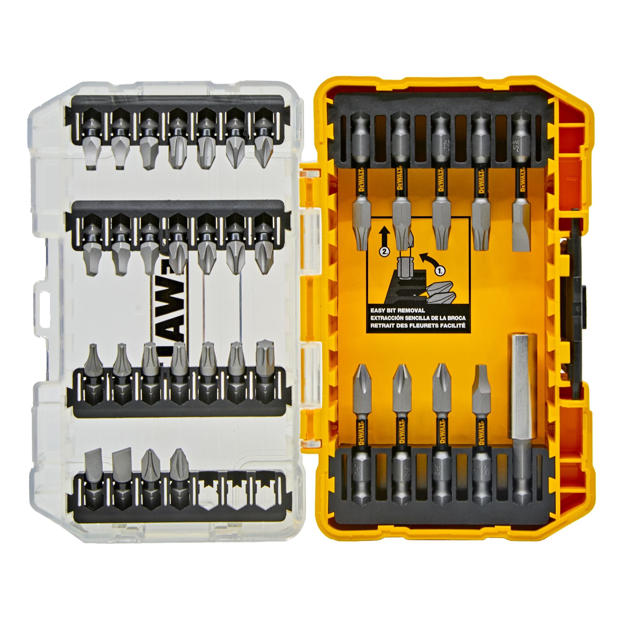 DEWALT DWAF35SETBTG TOUGH GRIP Screwdriver Bit Set 35 -Piece