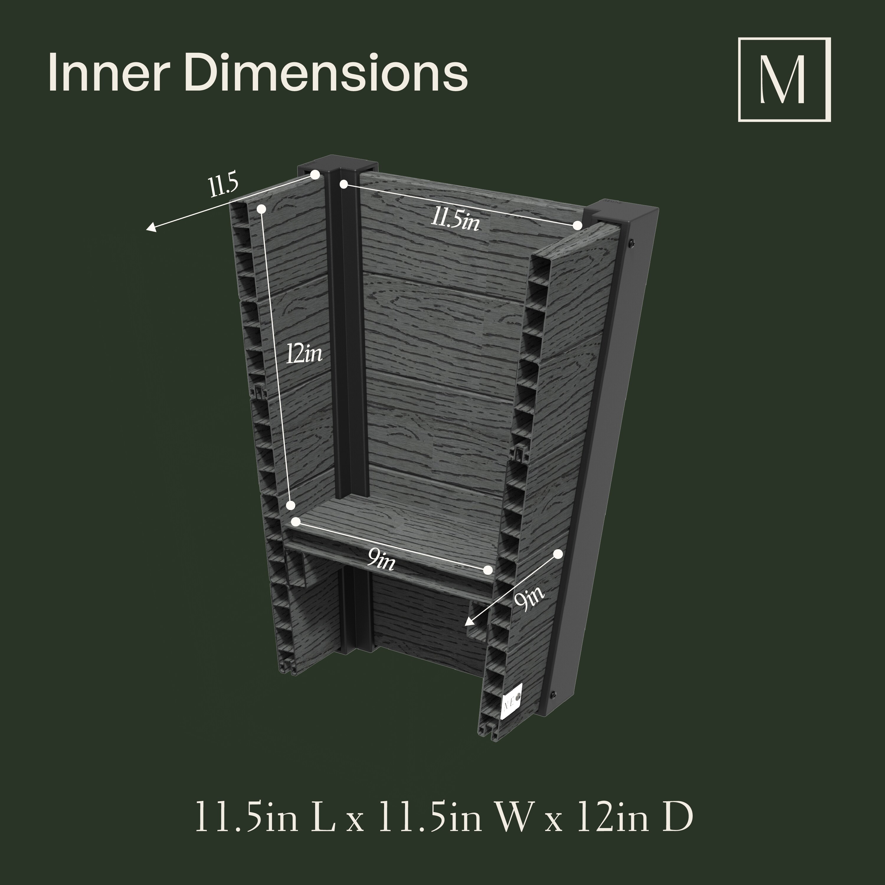 Mayne 2852-CH Planter-Window-Box - View #7