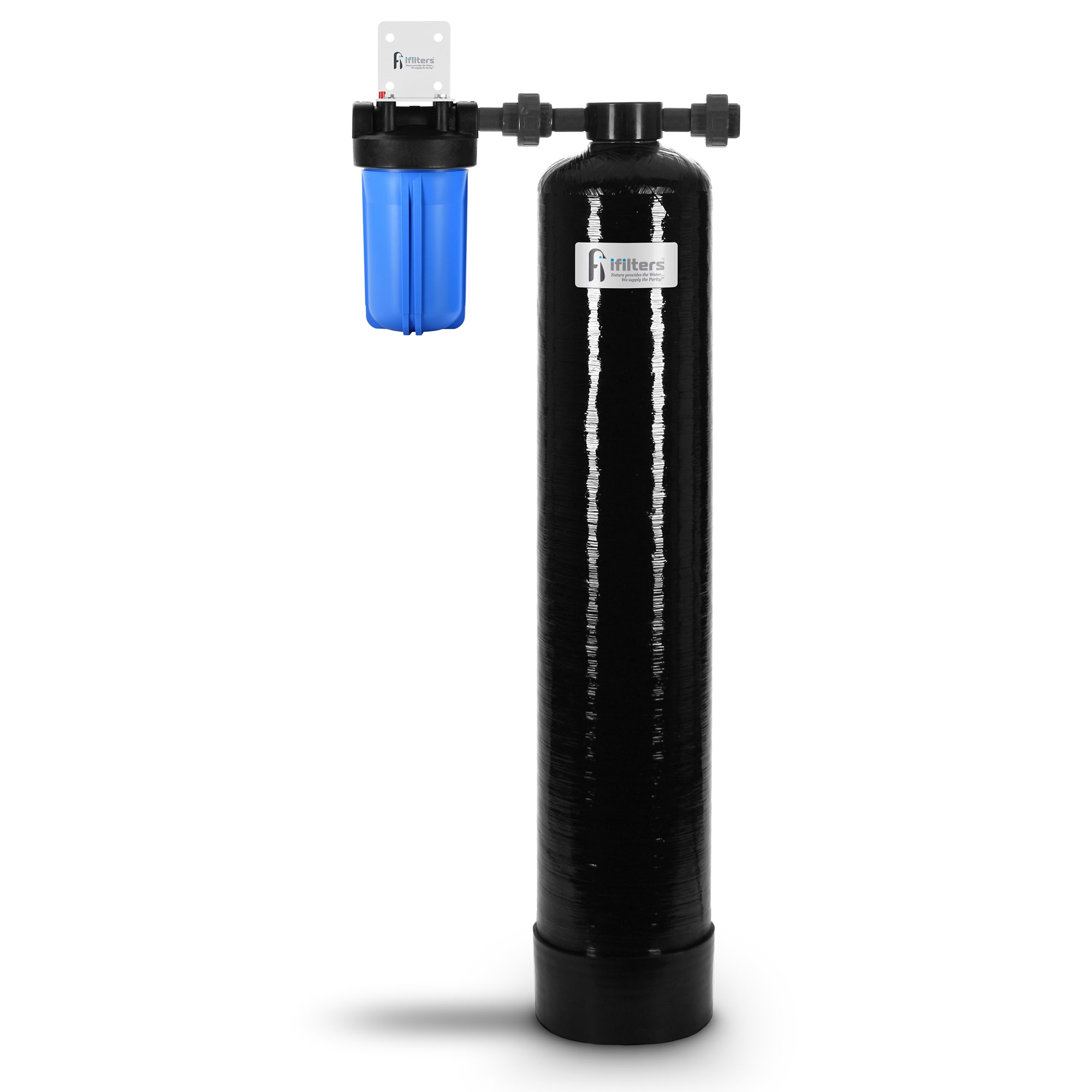 iFilters XWH-600 Heavy Whole House Single-stage 15-GPM Multi-method Hard water Whole House Water Filtration System