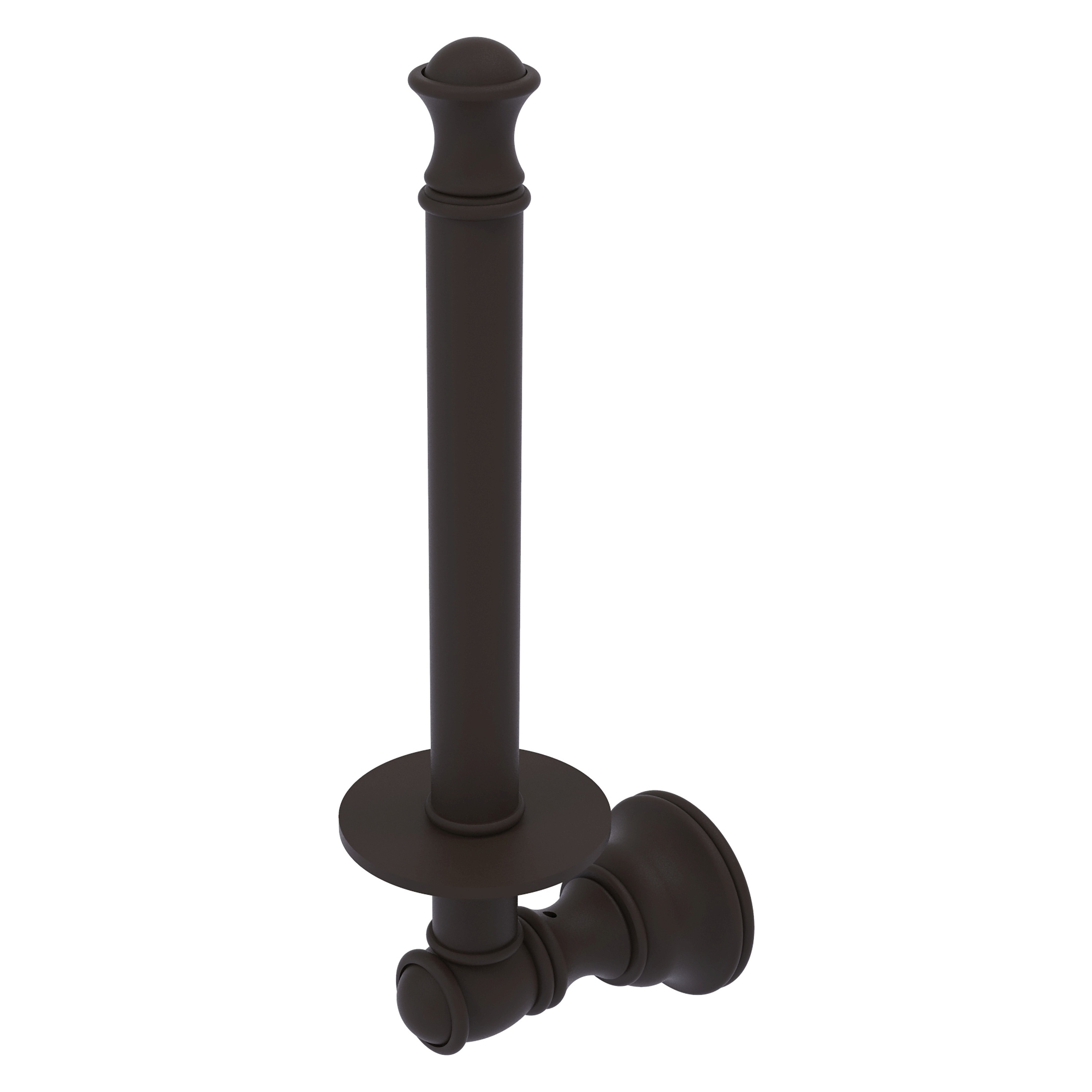 Allied Brass CL-24U-ORB Carolina Oil Rubbed Bronze Wall mount Single post Toilet Paper Holder 1 -Rolls