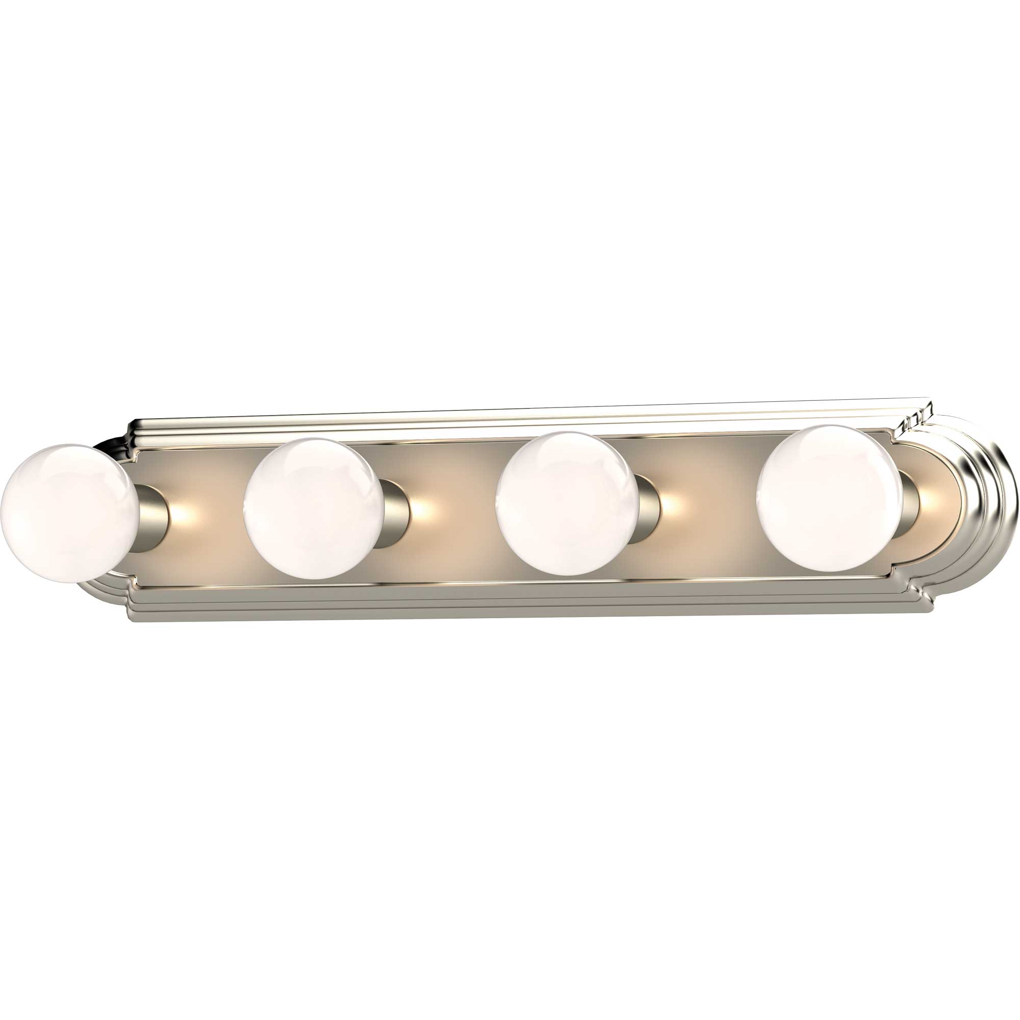 Volume Lighting V1124-33 24-in 4 -Light Brushed Nickel Traditional Vanity light