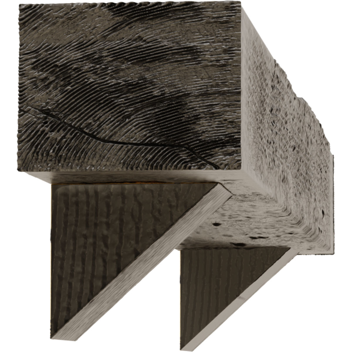 Ekena Millwork MANURS04X08X84BKBD Mantel-Shelves - View #4