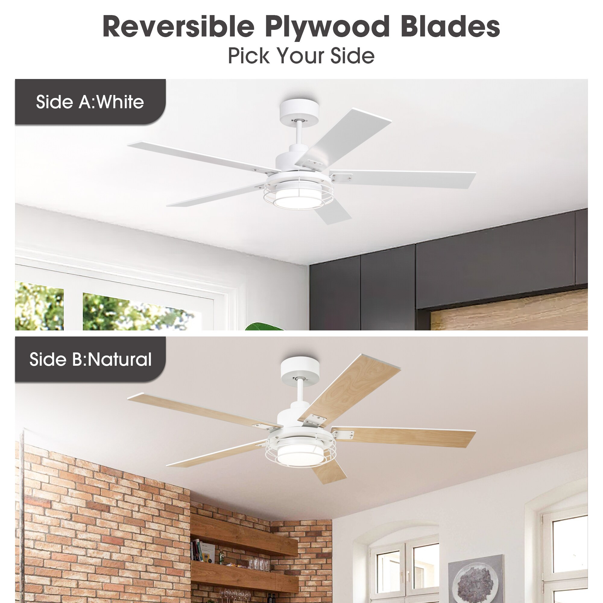IHOMEadore MDF6002WH Ceiling-Fans - View #9
