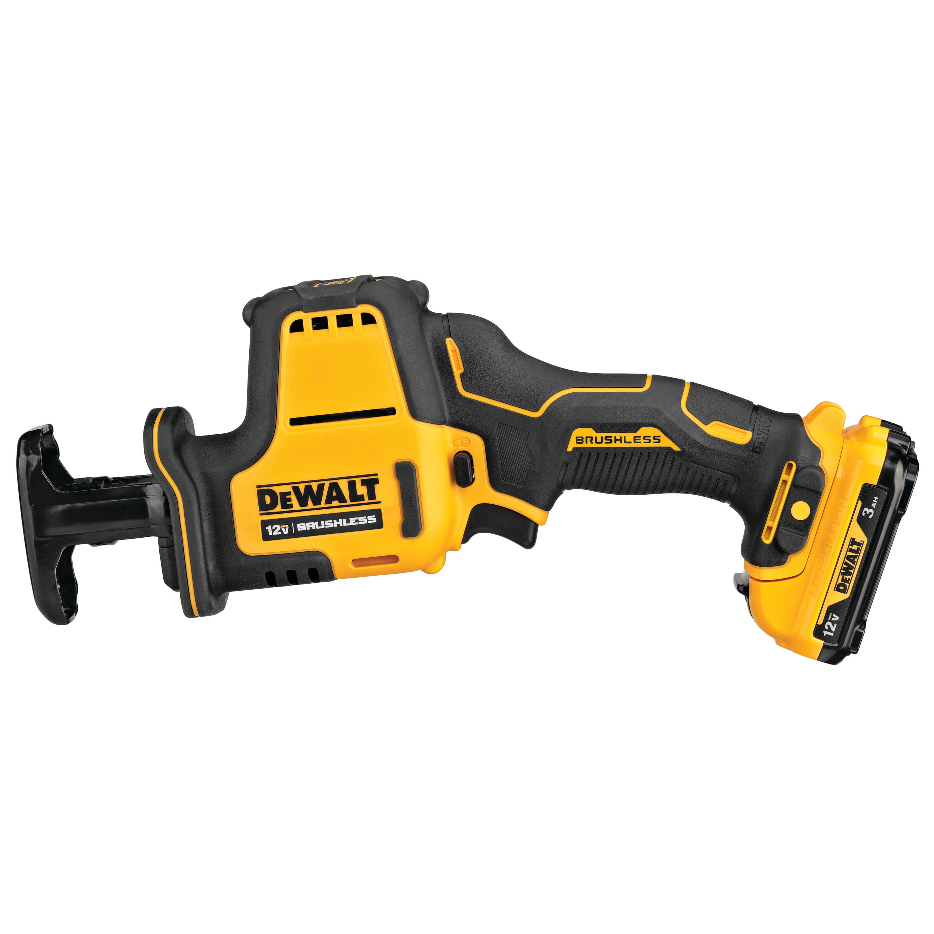 at se imod frynser DEWALT XTREME 12-volt Max Variable Speed Brushless Cordless Reciprocating  Saw (Charger Included and Battery Included) in the Reciprocating Saws  department at Lowes.com