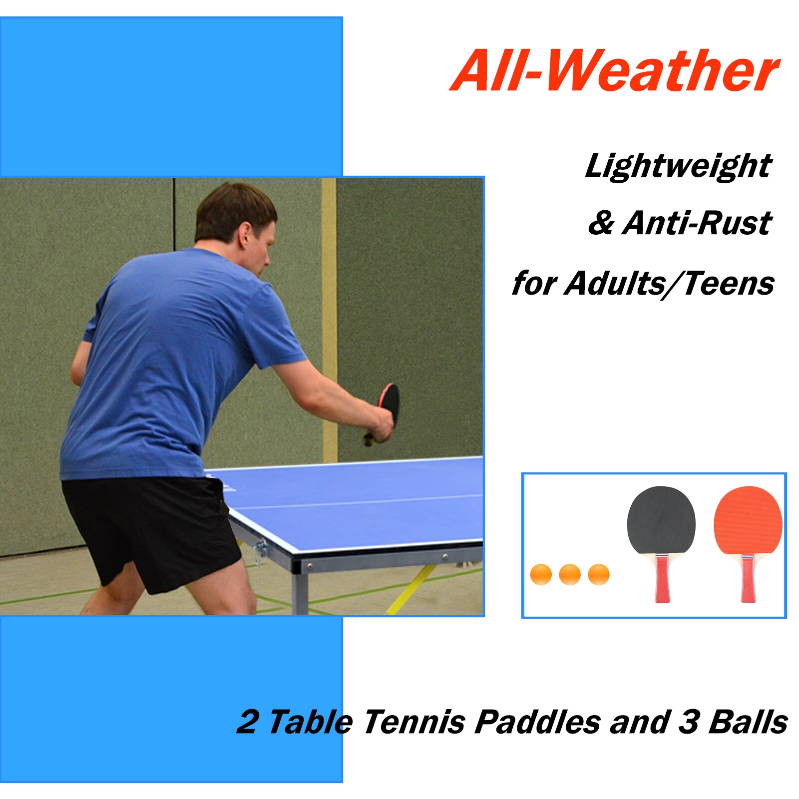 Kahomvis KLB-QPH2-582 Ping-Pong-Table - View #2