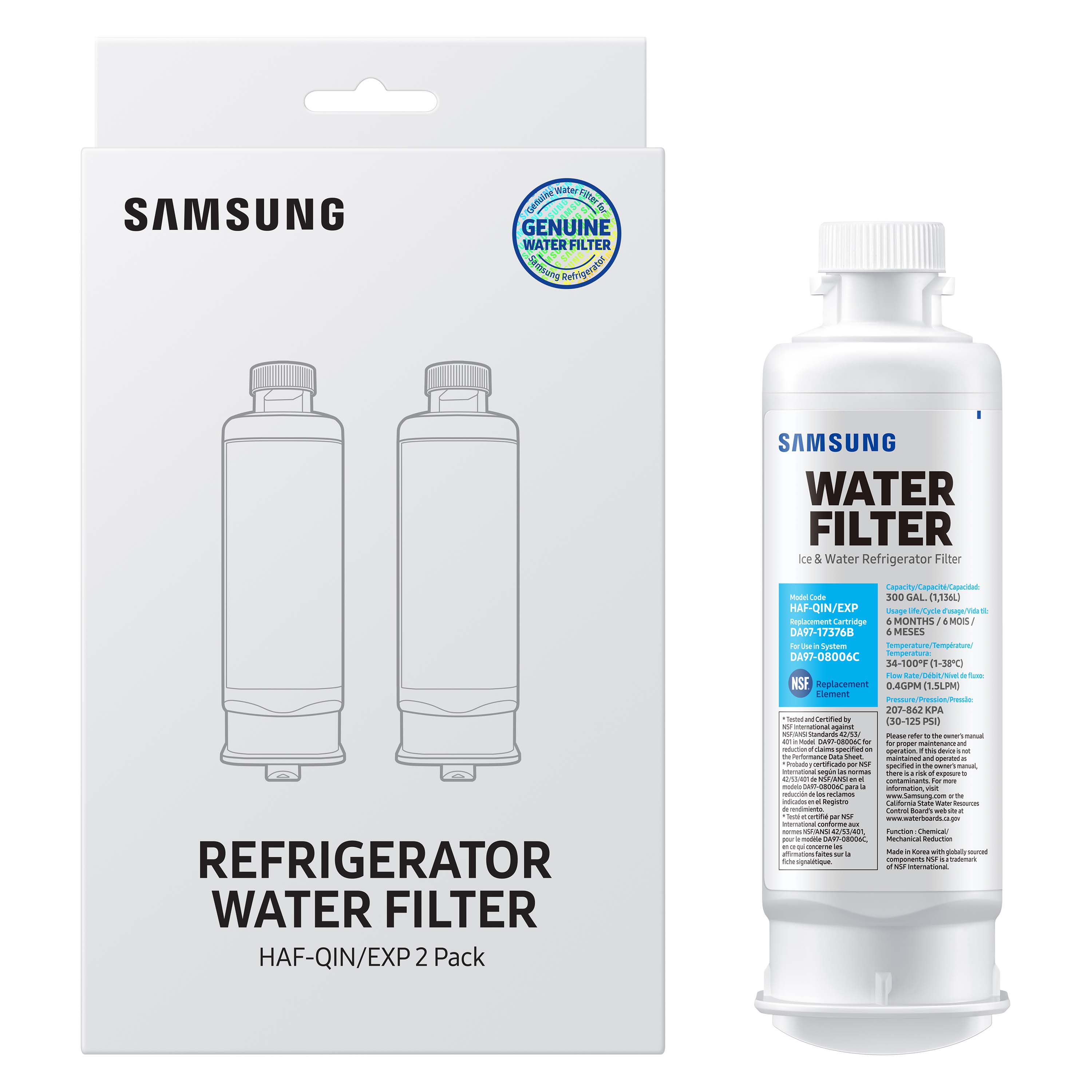 Samsung HAF-QIN-2P Refrigerator-Water-Filters - View #4
