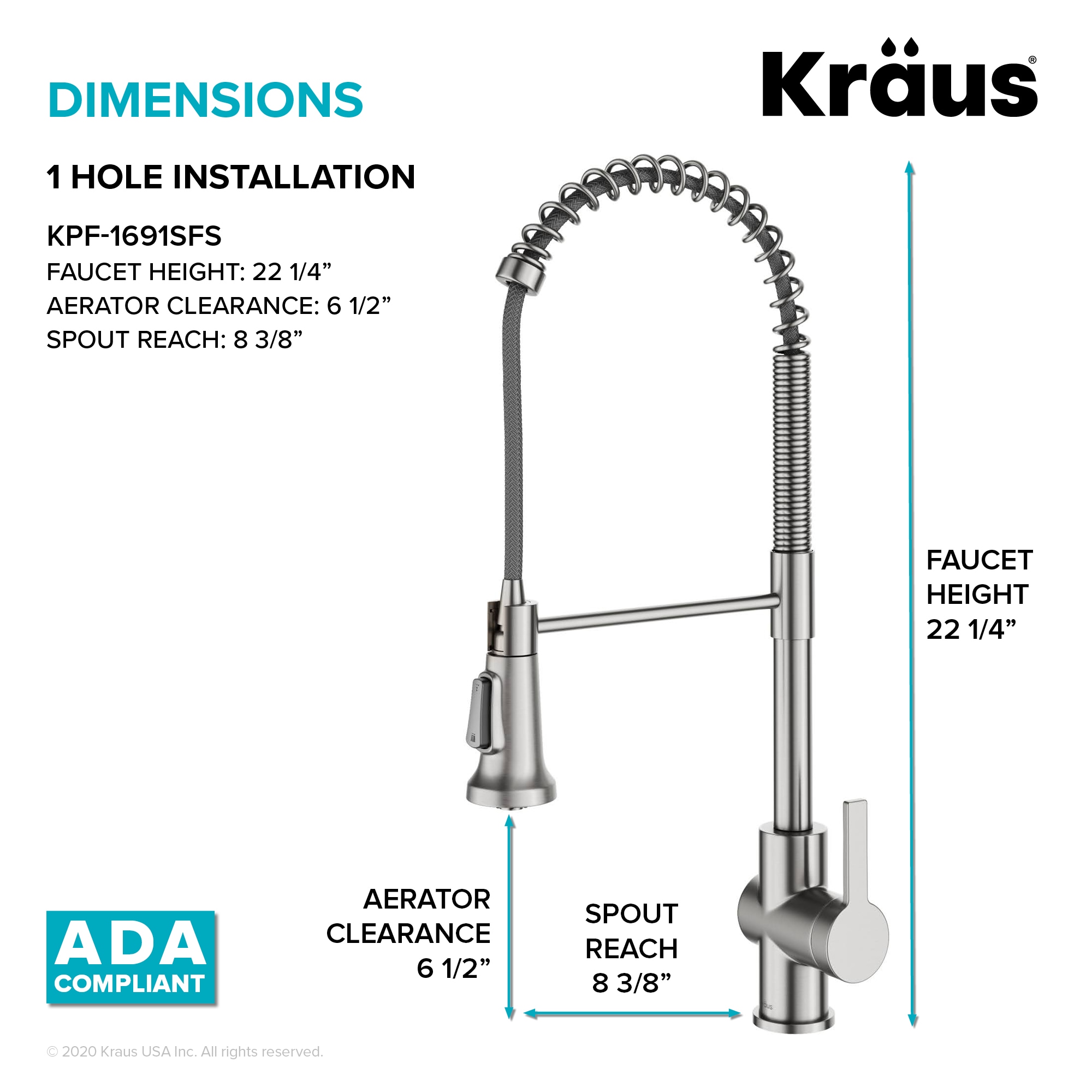 Kraus KPF-1691SFS Kitchen-Faucets - View #7
