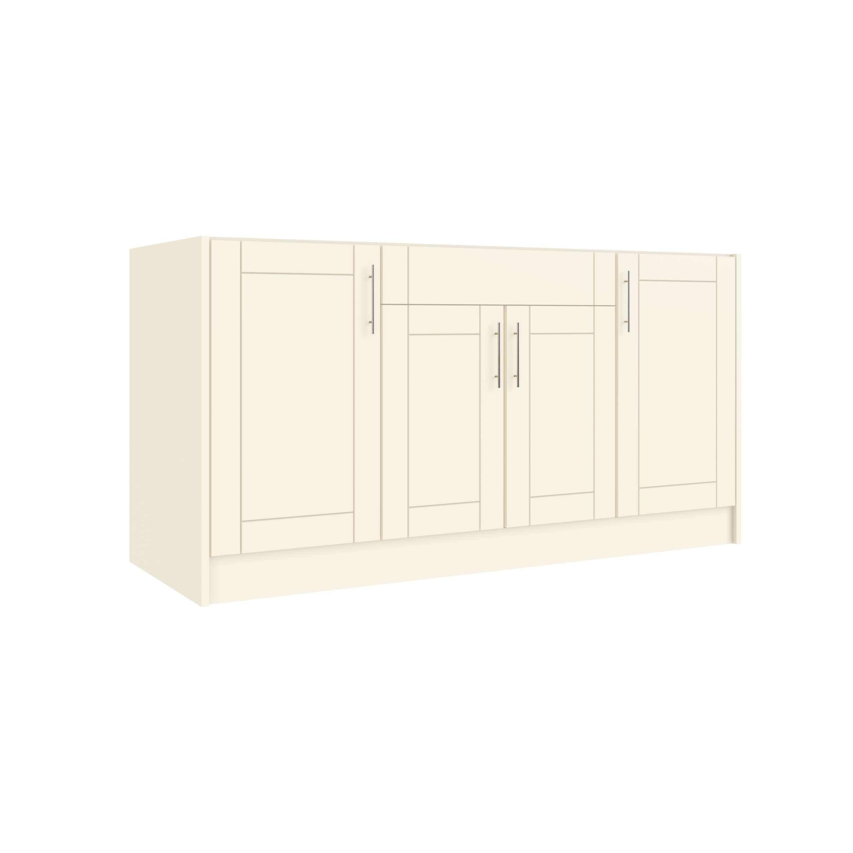 WeatherStrong WSE66SB-SBB Sanibel 3 -Piece 67.25-in W x 25.5-in D x 34.5-in H Modular Outdoor Kitchen Set