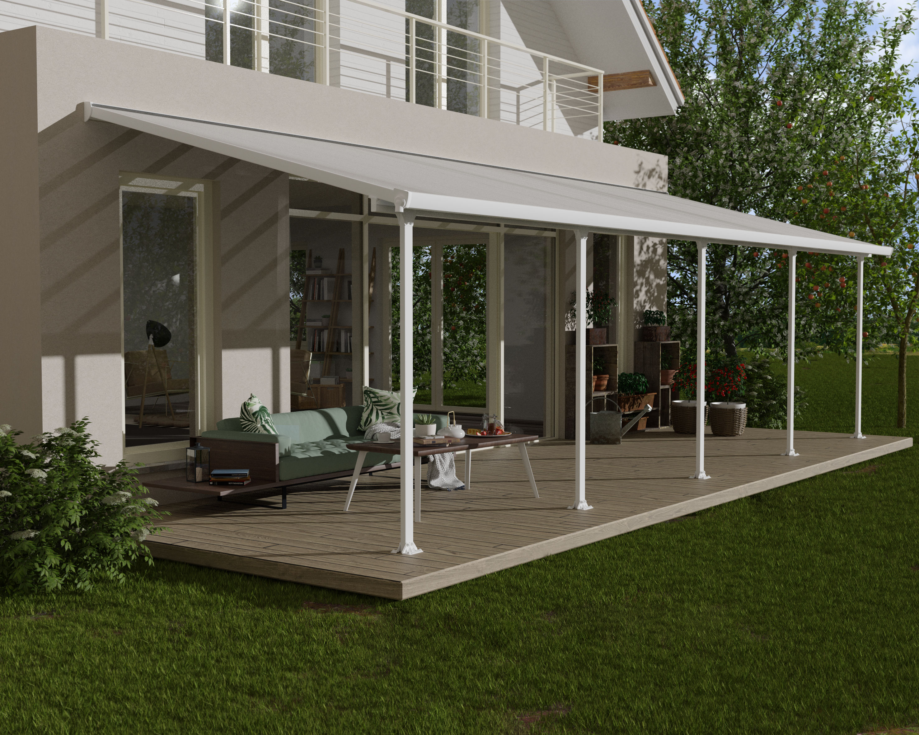 Olympia 10 ft. x 32 ft. Patio Cover Kit - Canopia