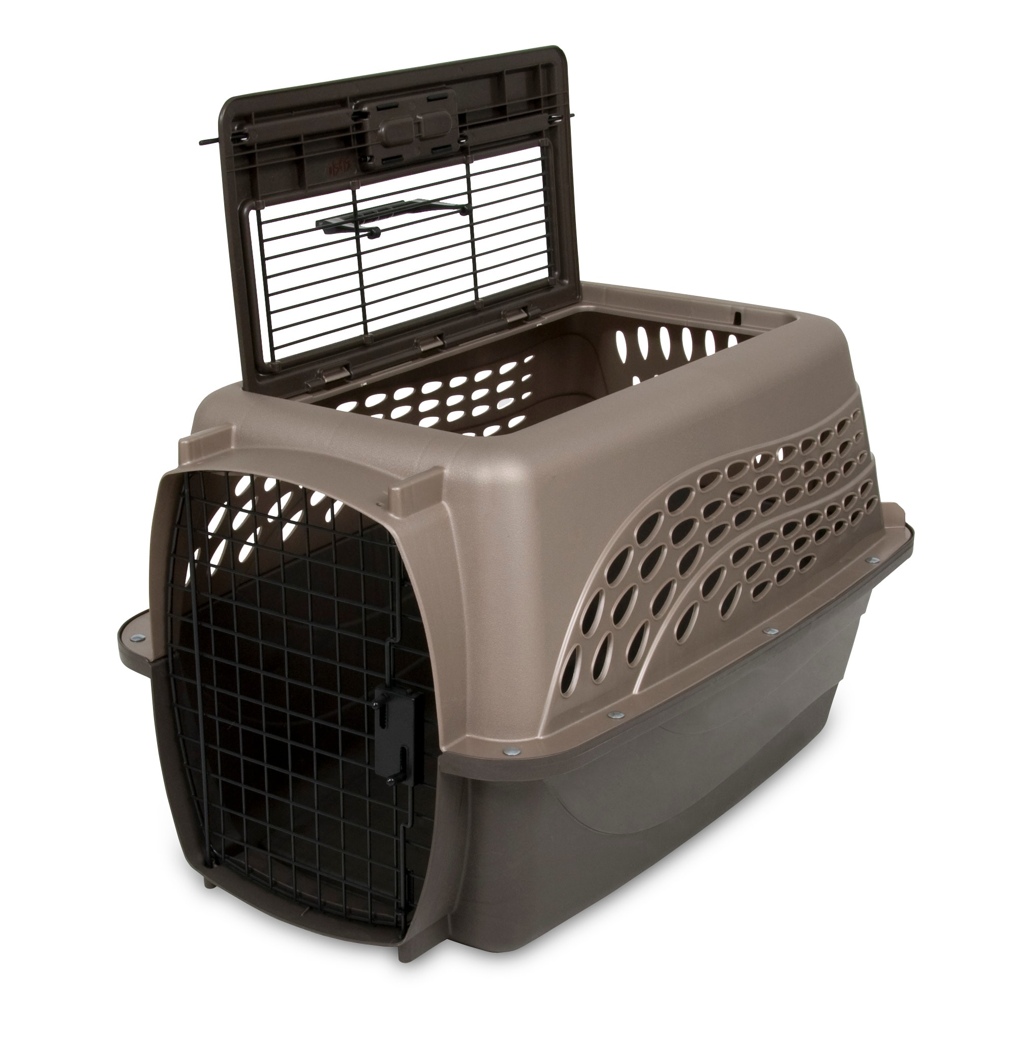 Petmate Plastic Dog Crate Medium 21.5-ft L x 20.5-ft W x 28-ft H in the  Crates & Kennels department at