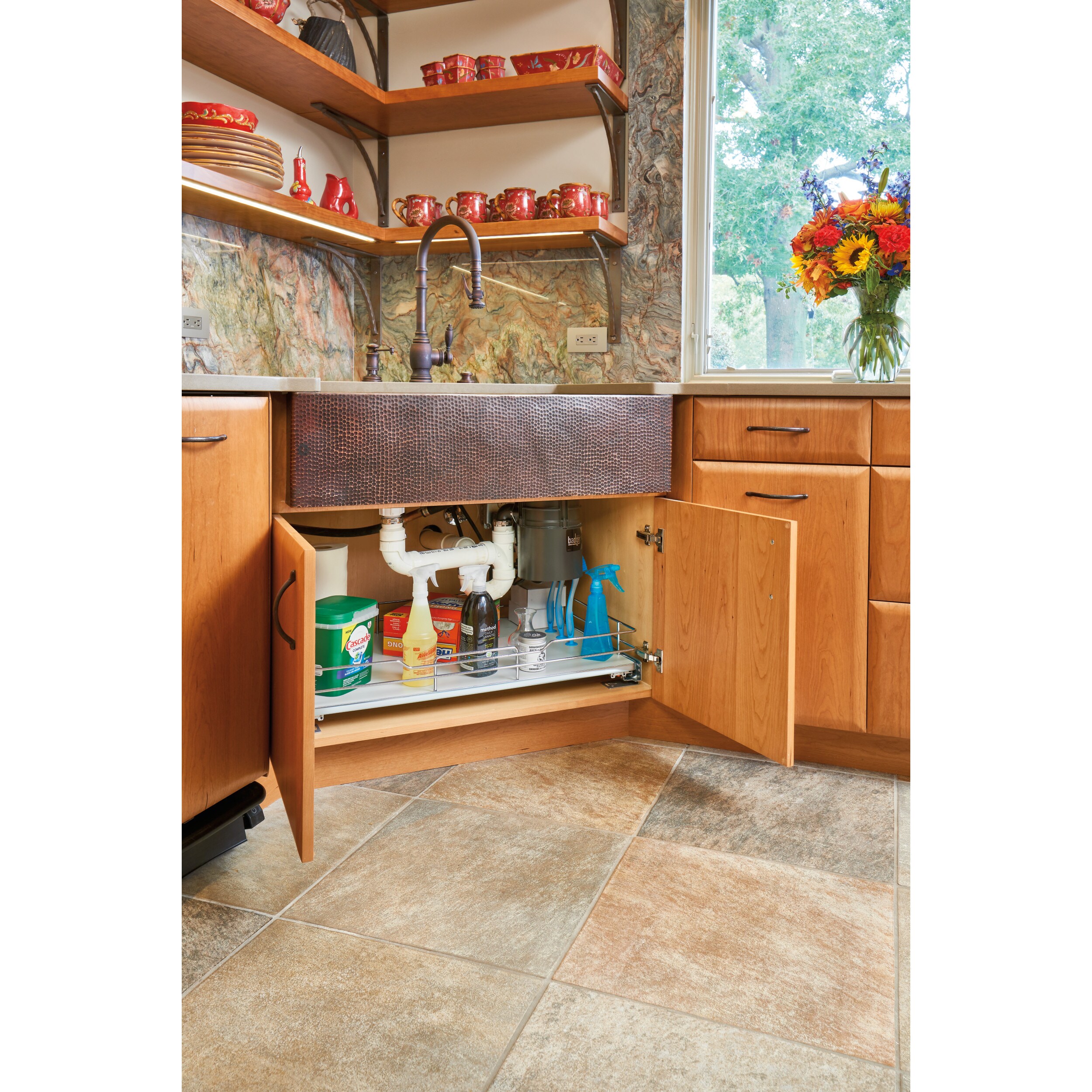 Rev-A-Shelf 5330-33BCSC-GR Pull-Out-Cabinet-Baskets - View #3