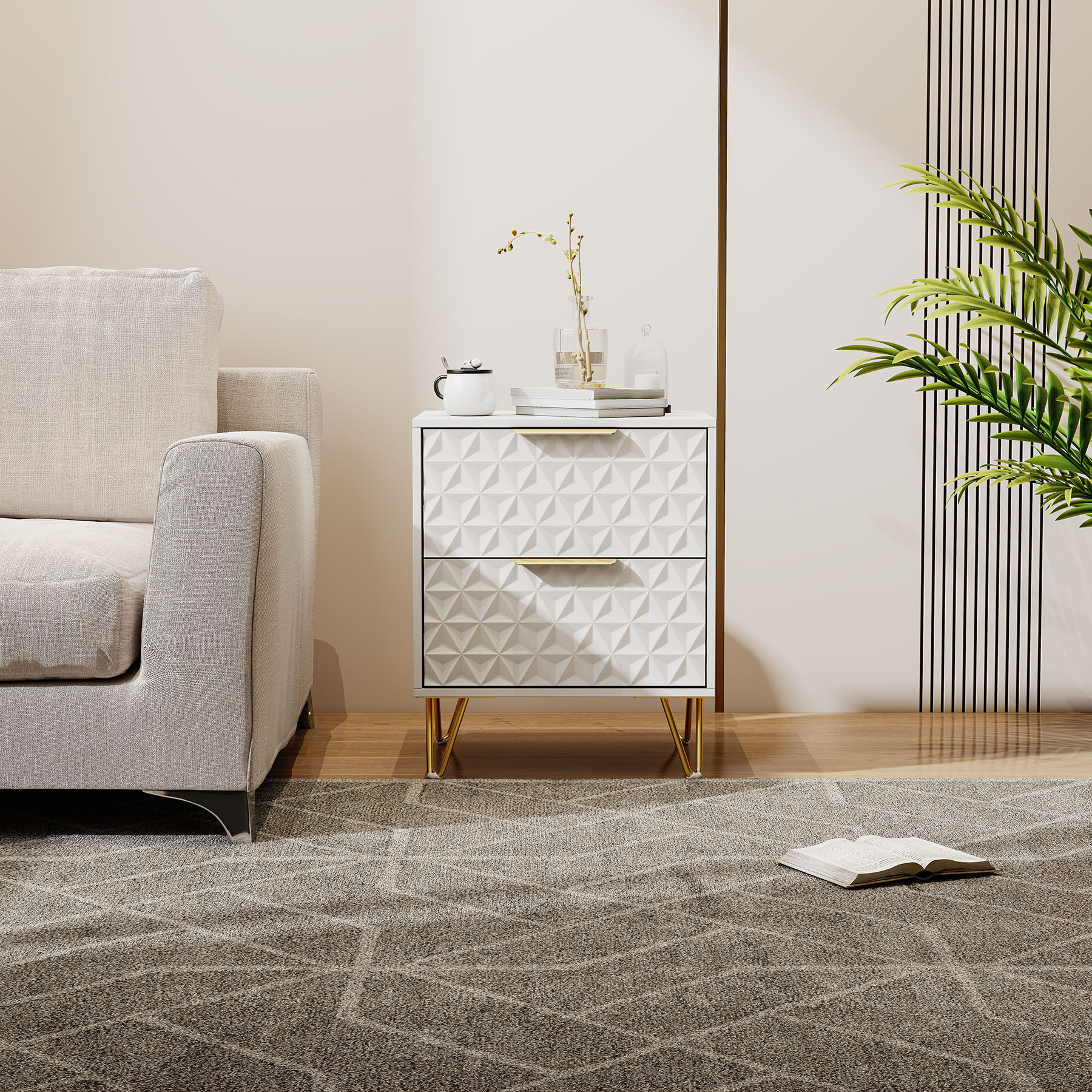 SINOFURN SYA330135GY nightstands - View #8