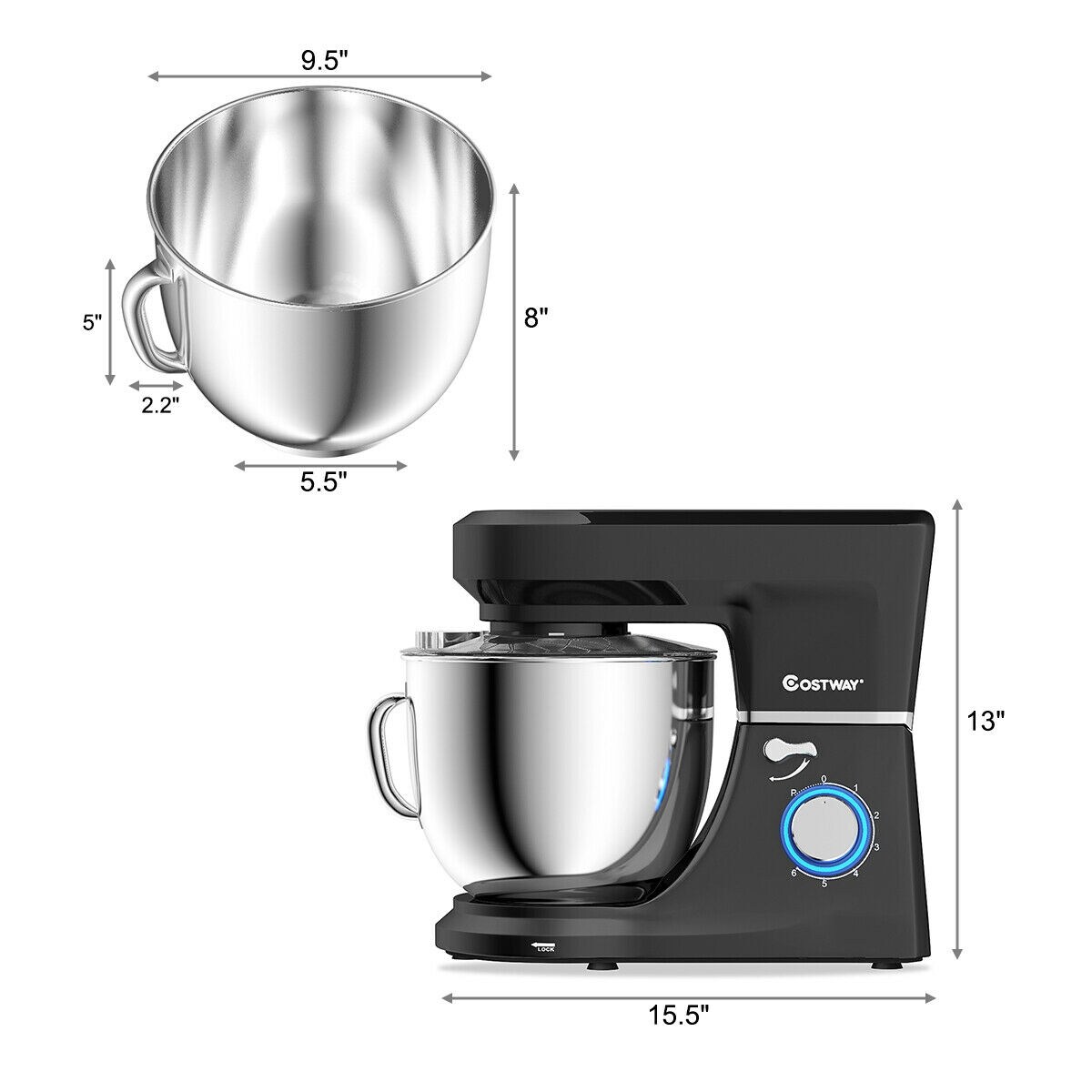 CASAINC CA-HYCB2XE Stand-Mixers - View #10
