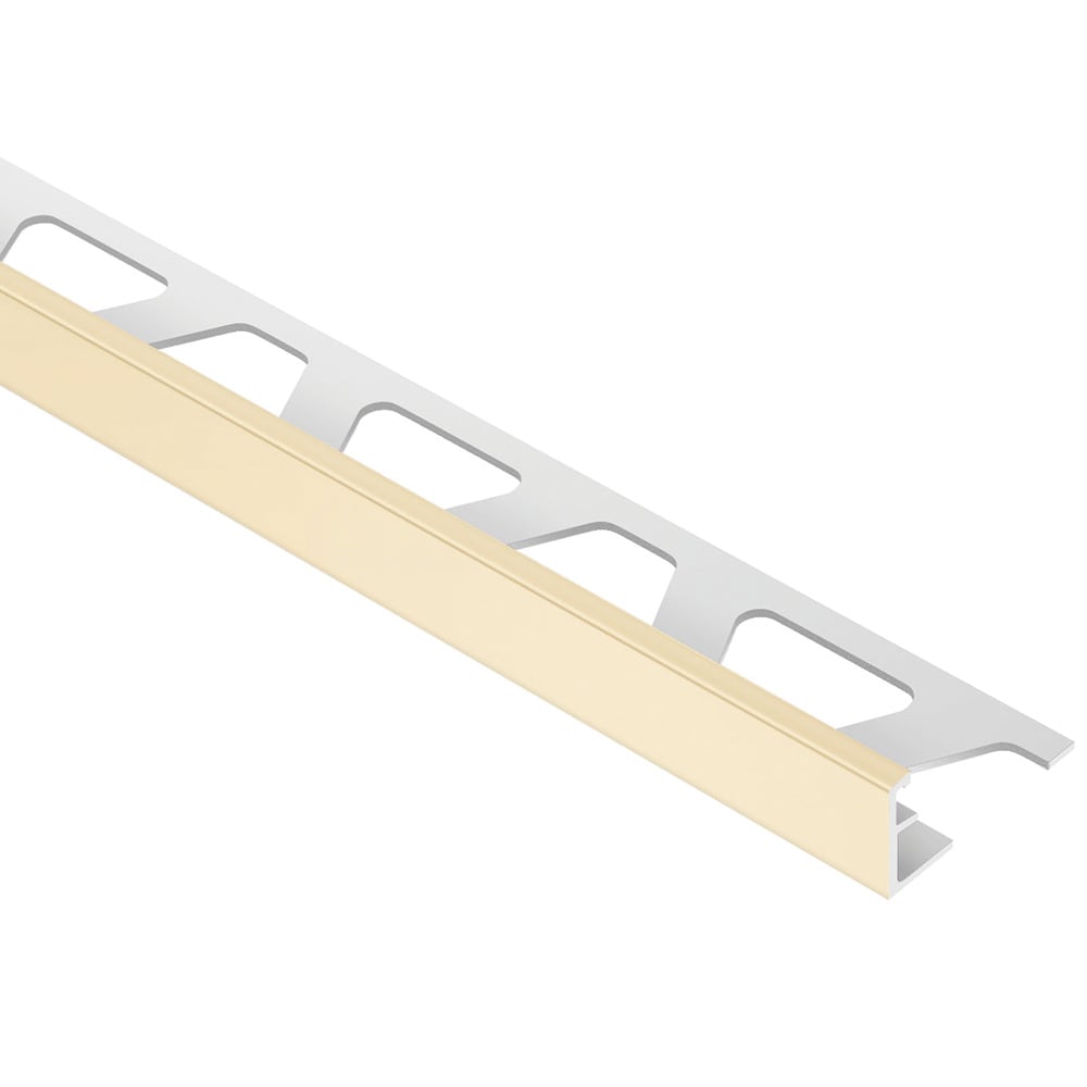 Schluter Systems SP110 Jolly-P 0.438-in W x 98.5-in L Sand Pebble PVC L-angle Tile Edge Trim