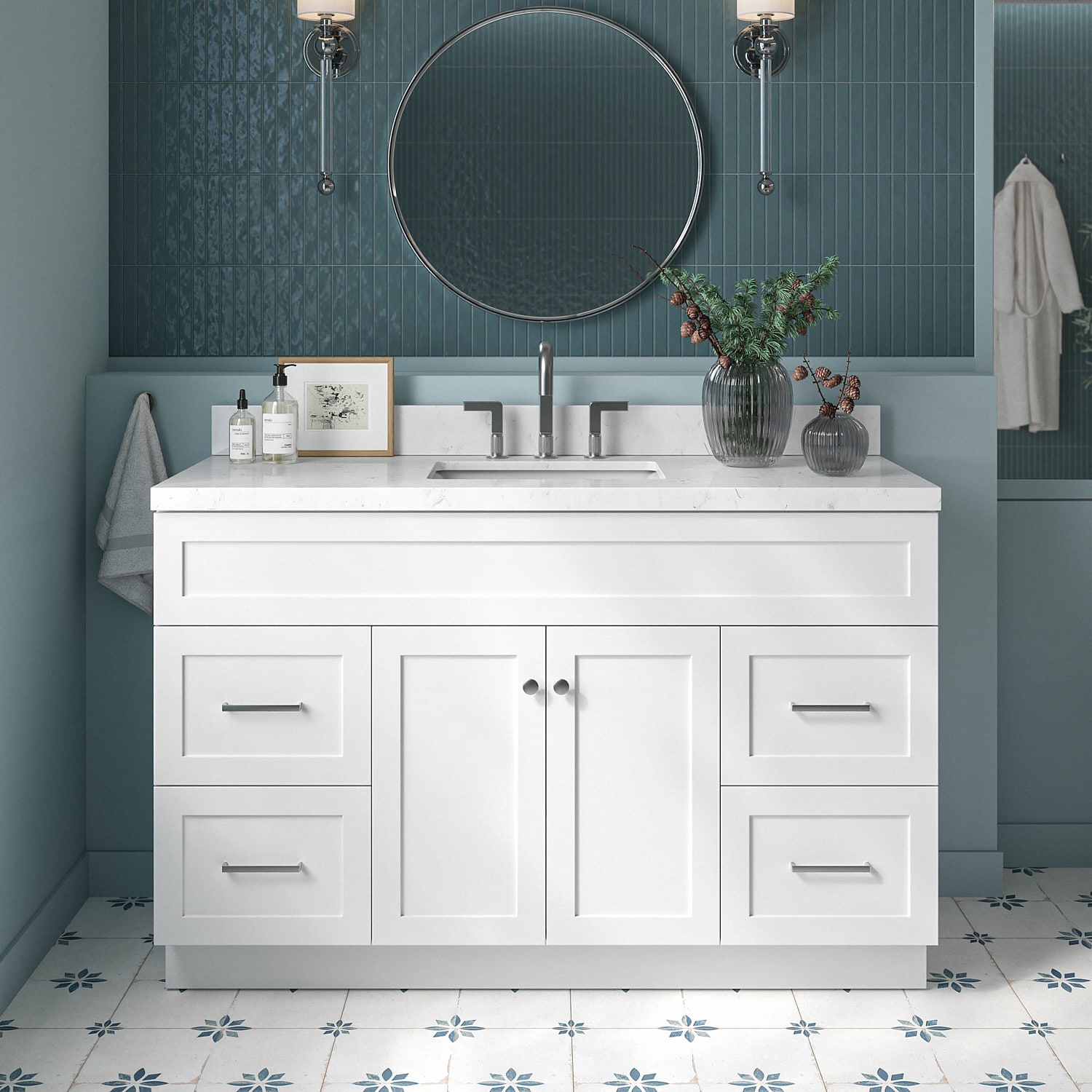 ARIEL F054S-BC-WHT vanities - View #2