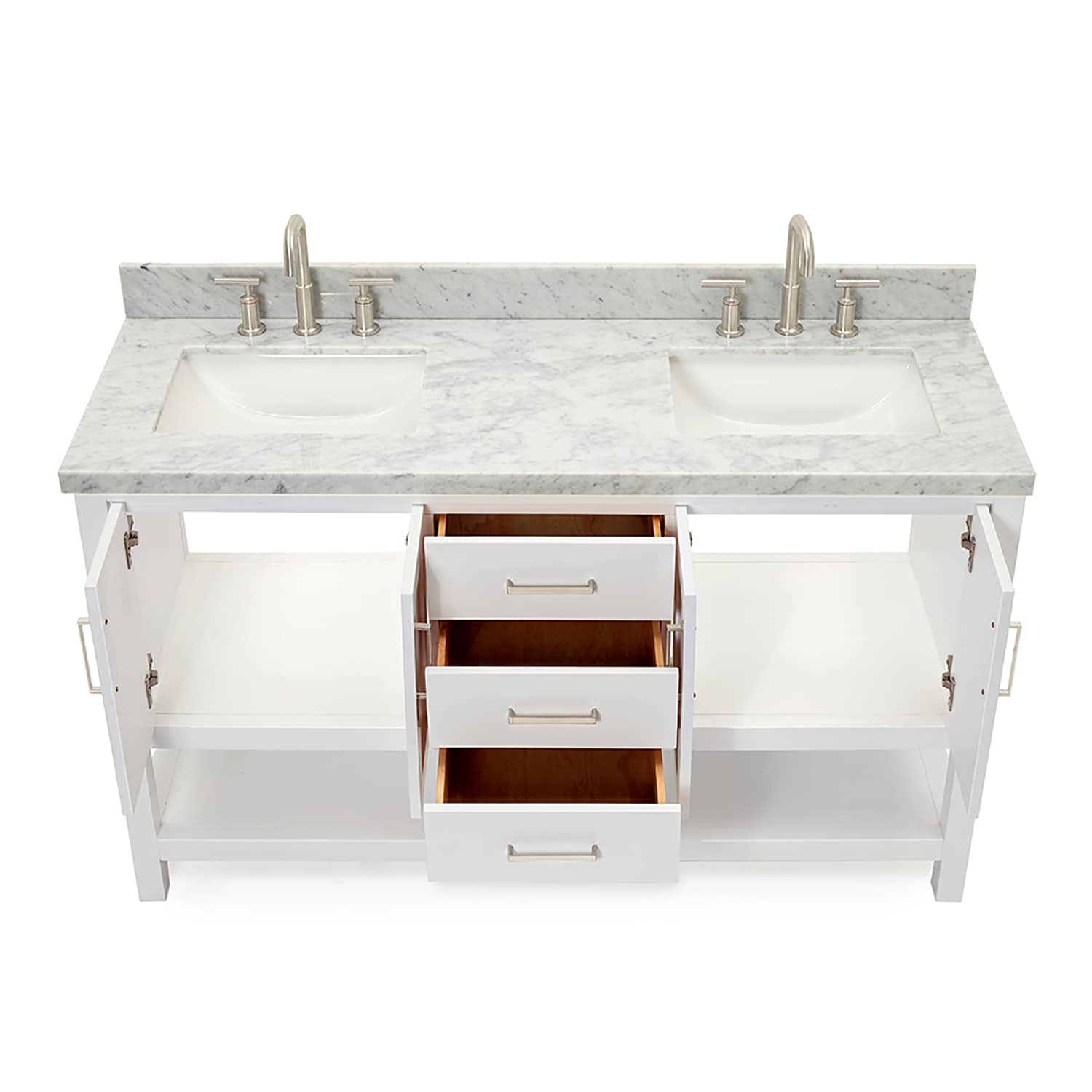 ARIEL S061DCWRVOWHT Bath-Vanity-Combo - View #6