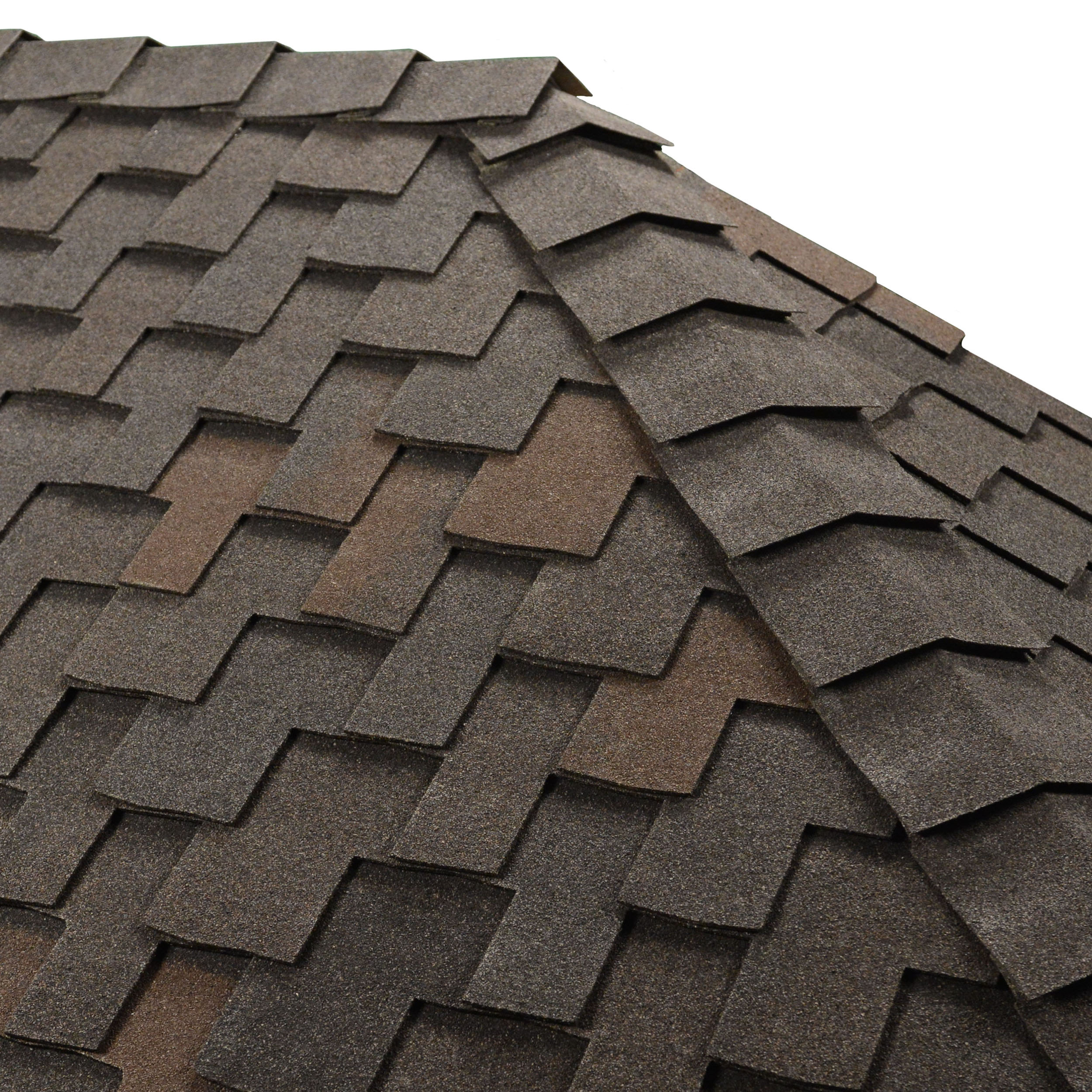 GAF 0871121 Ridglass Black Oak Hip Ridge Roof Shingles ( 31-lin ft per Bundle )