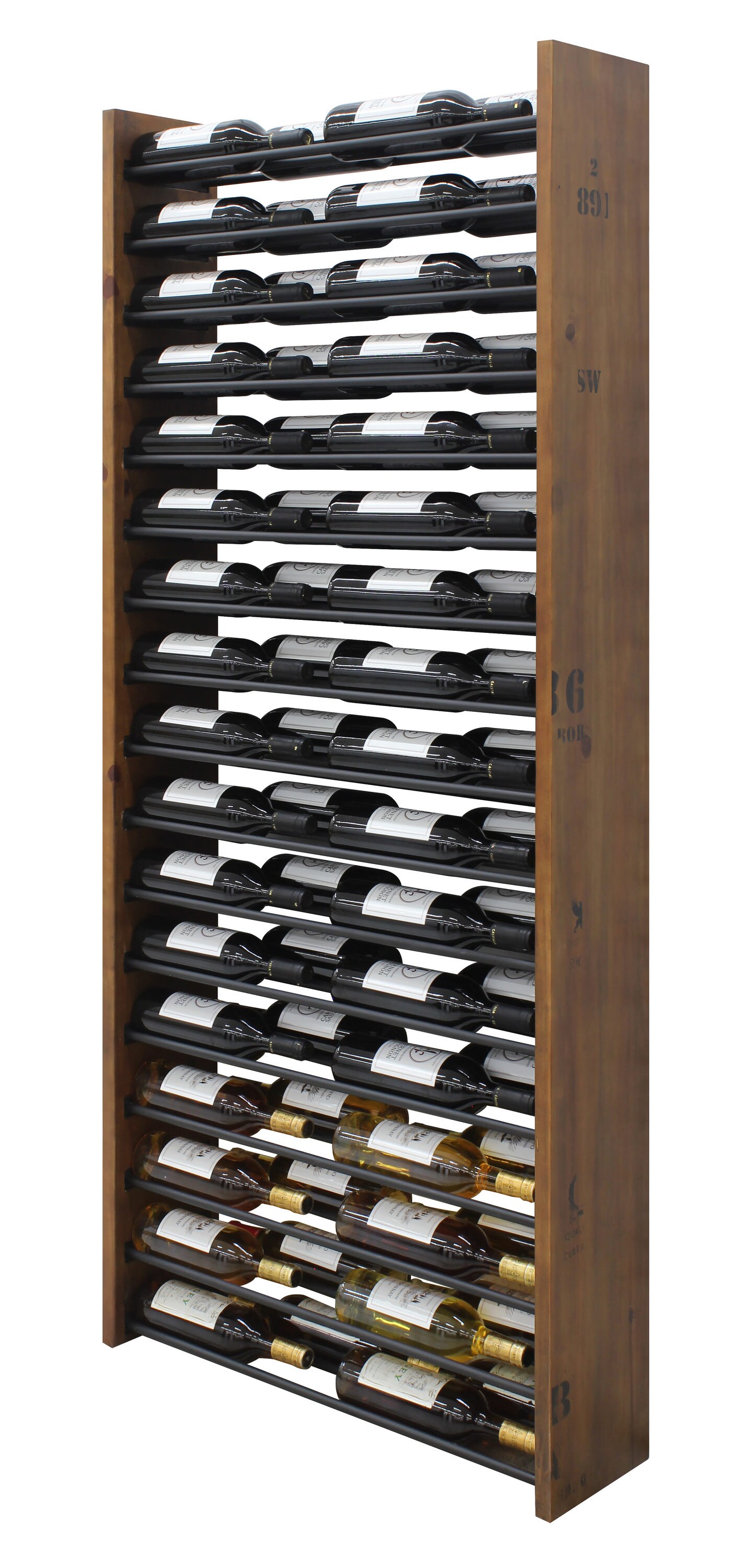 STACT® PREMIER Wall Mounted Wine Racks 17 Available Finishes! Aluminum 