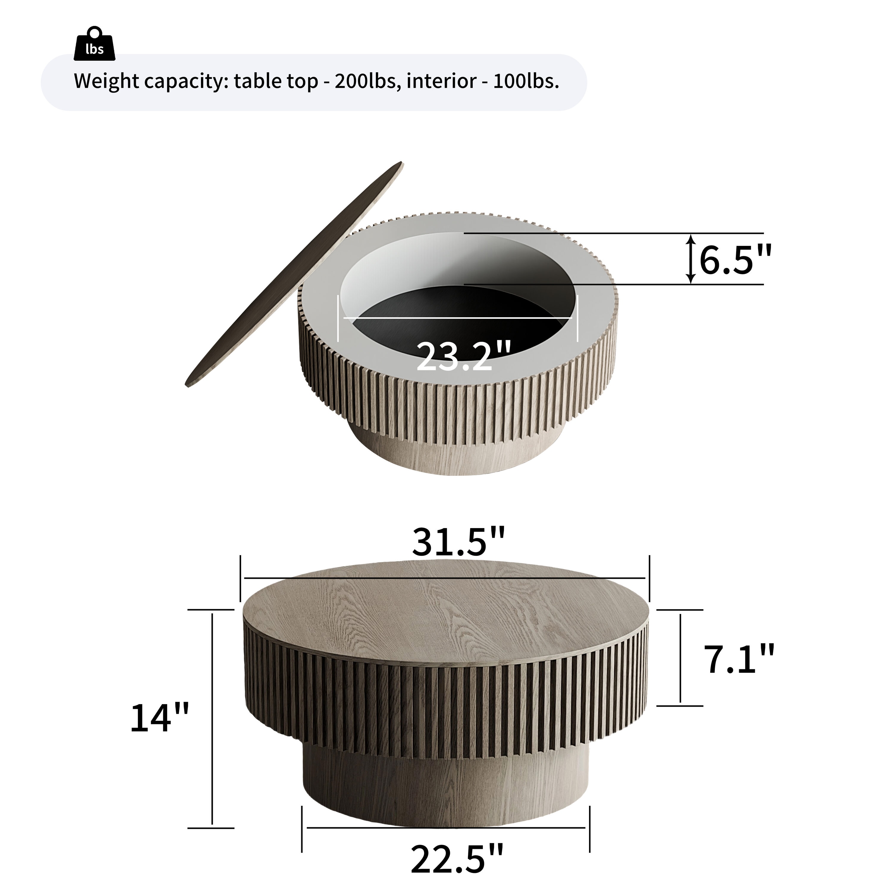 GDFStudio 340090 Coffee-Tables - View #10