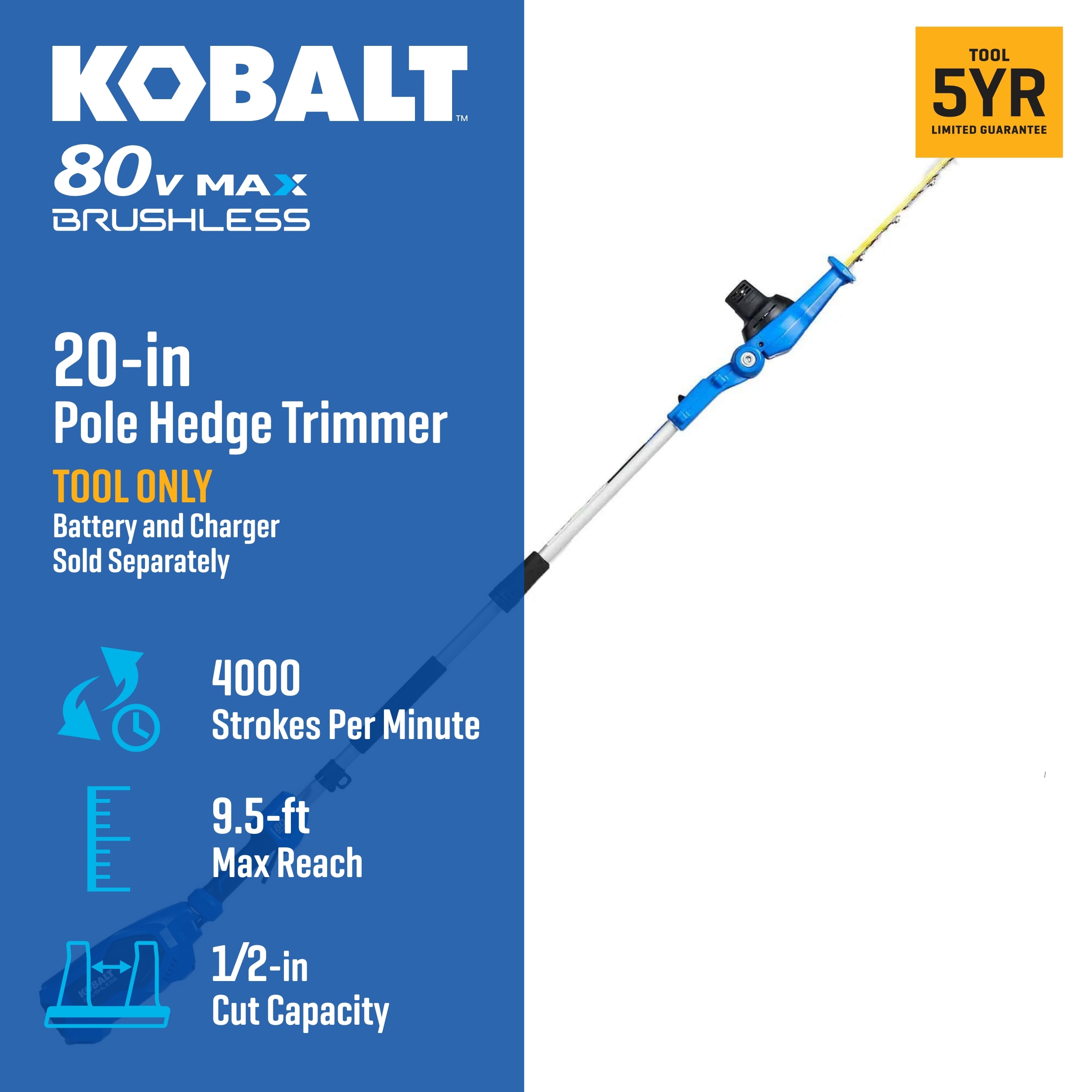 Kobalt KPH 3580-06 Cordless-Hedge-Trimmers - View #4