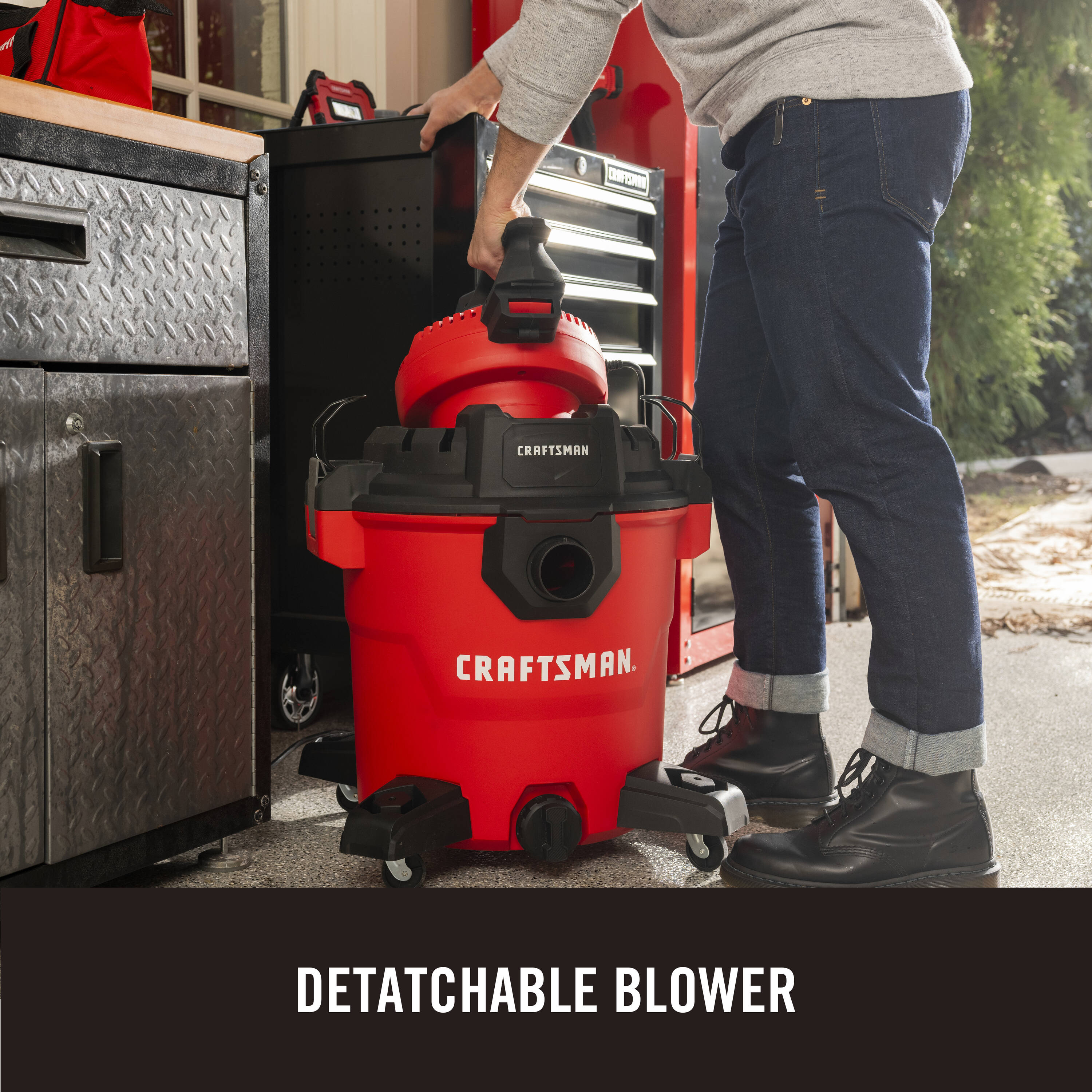 CRAFTSMAN Detachable Blower 12-Gallons 6-HP Corded Wet/Dry Shop