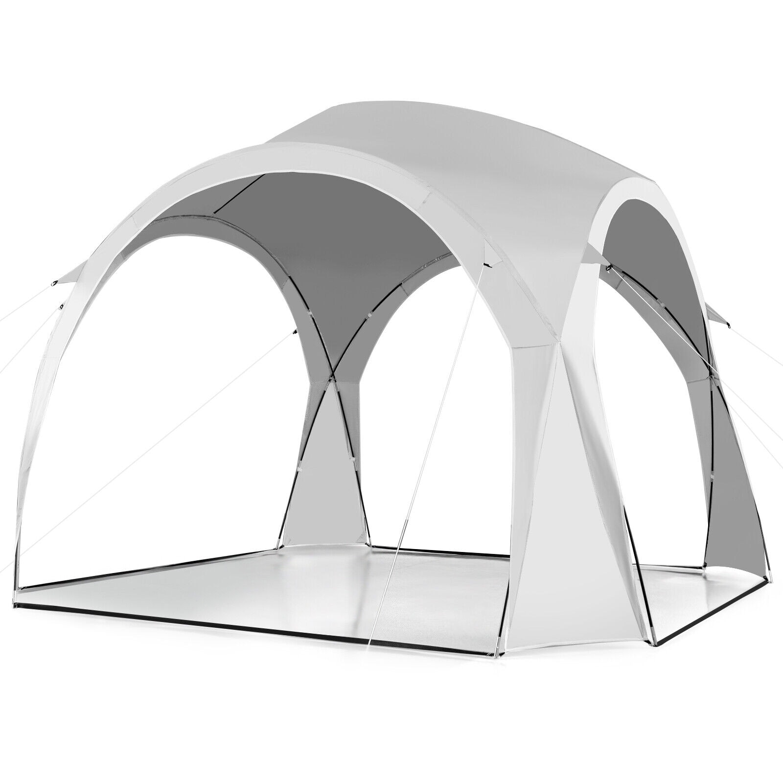 Forclover HBV-658WH 11-Feet x 11-Feet Square White Pop-up canopy