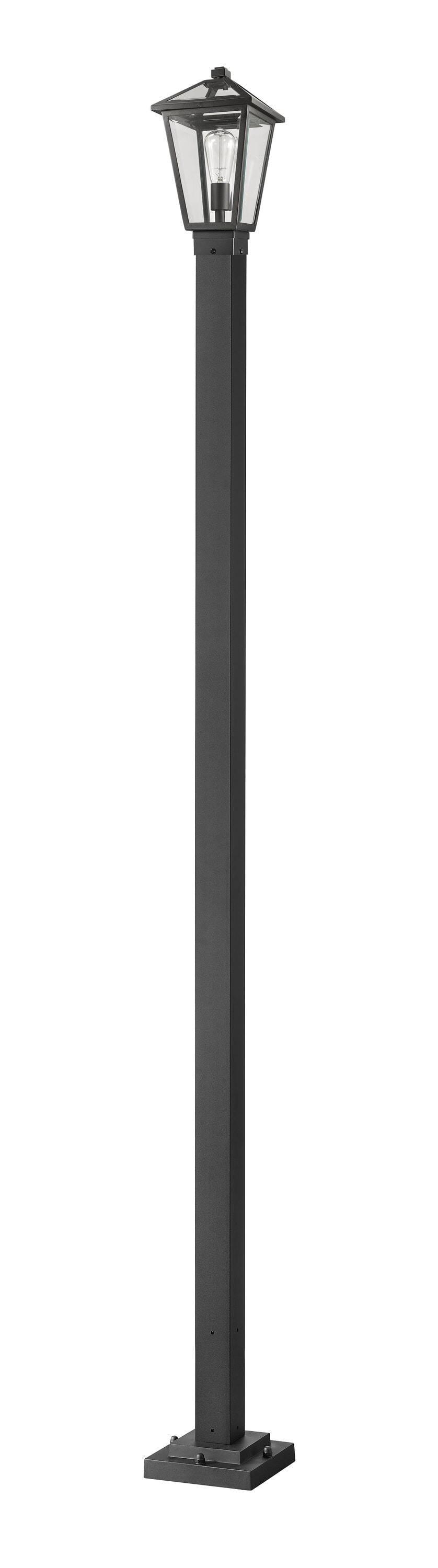 Z-Lite 579PHMS-536P-BK Post-Lights - View #2