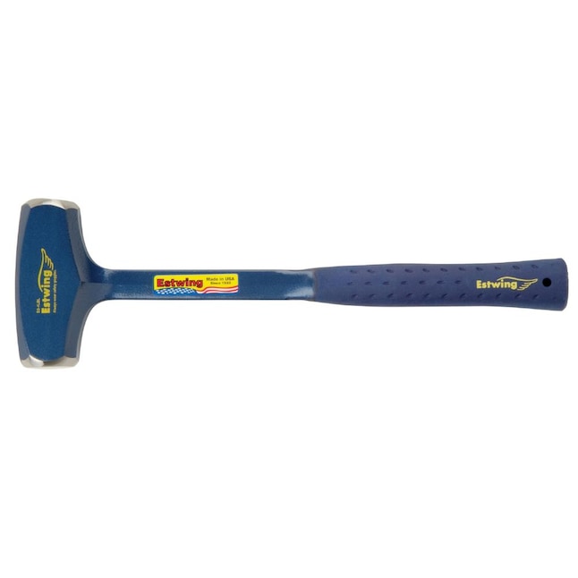 Estwing 64-oz Smooth Face Steel Head Rubber Drilling Hammer Estwing 64-oz Smooth Face Steel Head Rubber Drilling Hammer