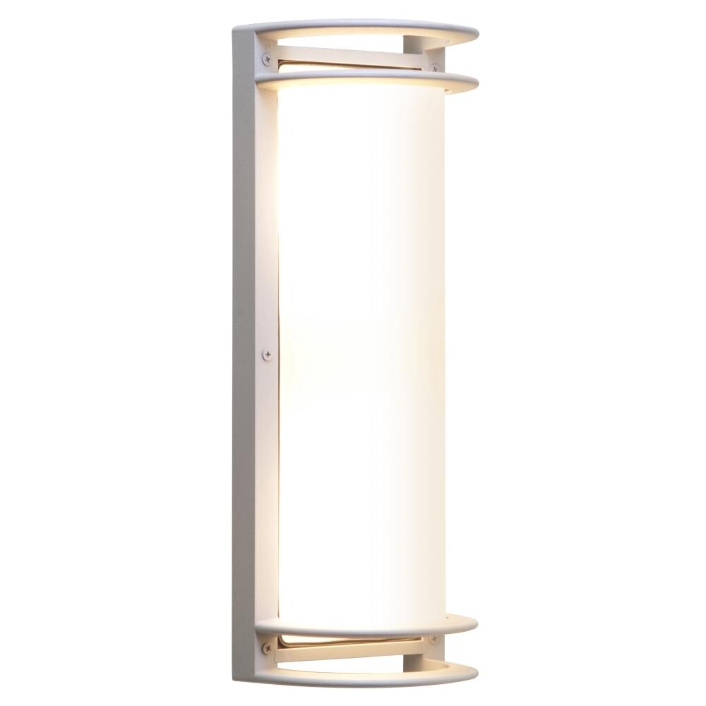 Brand New Sealed Wall Mounted Light Sconce In White Frosted Glass And Chrome 